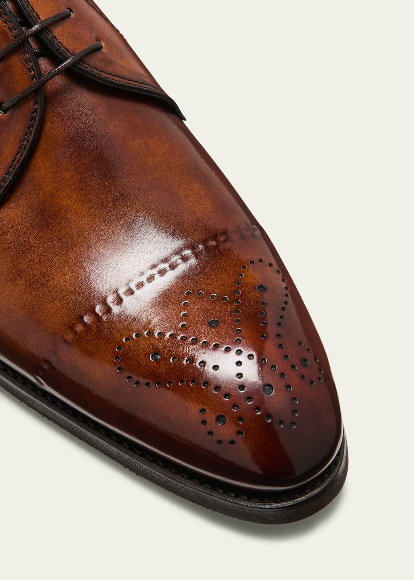 Bontoni Men's Umberto Cap-Toe Derby Shoes Image 5 of 5