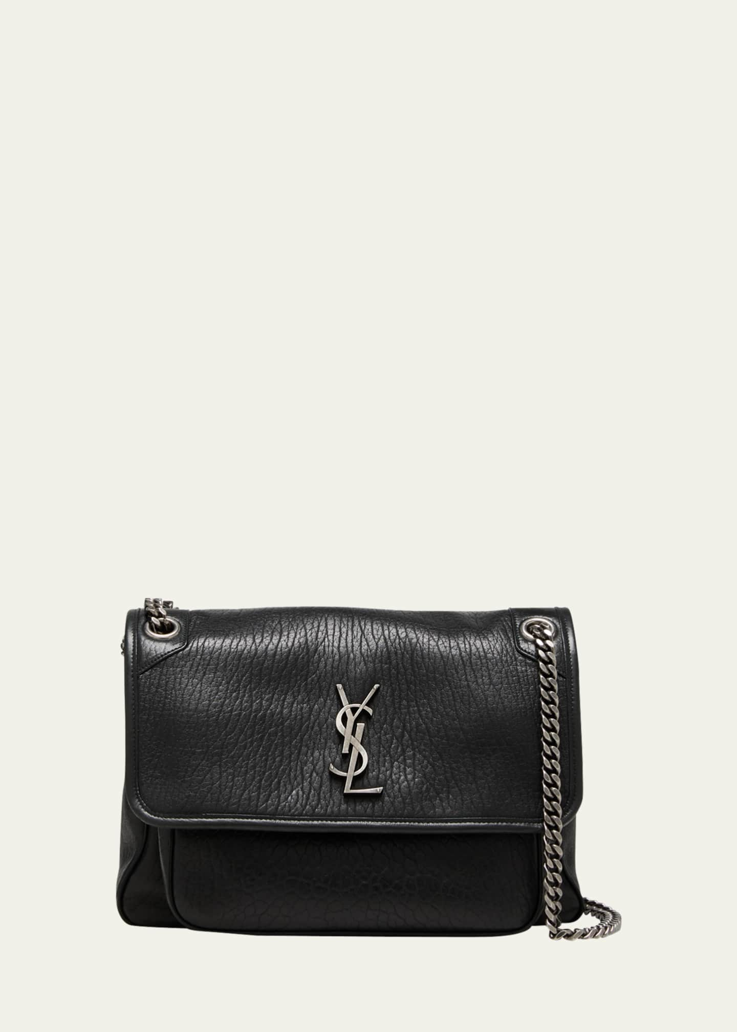 Saint Laurent Medium Niki Leather Shoulder Bag