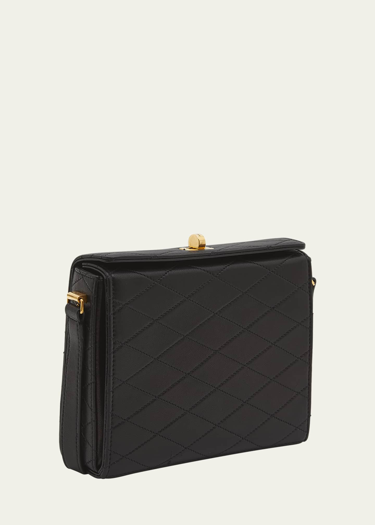 Saint Laurent Mini Square Quilted Leather Shoulder Bag