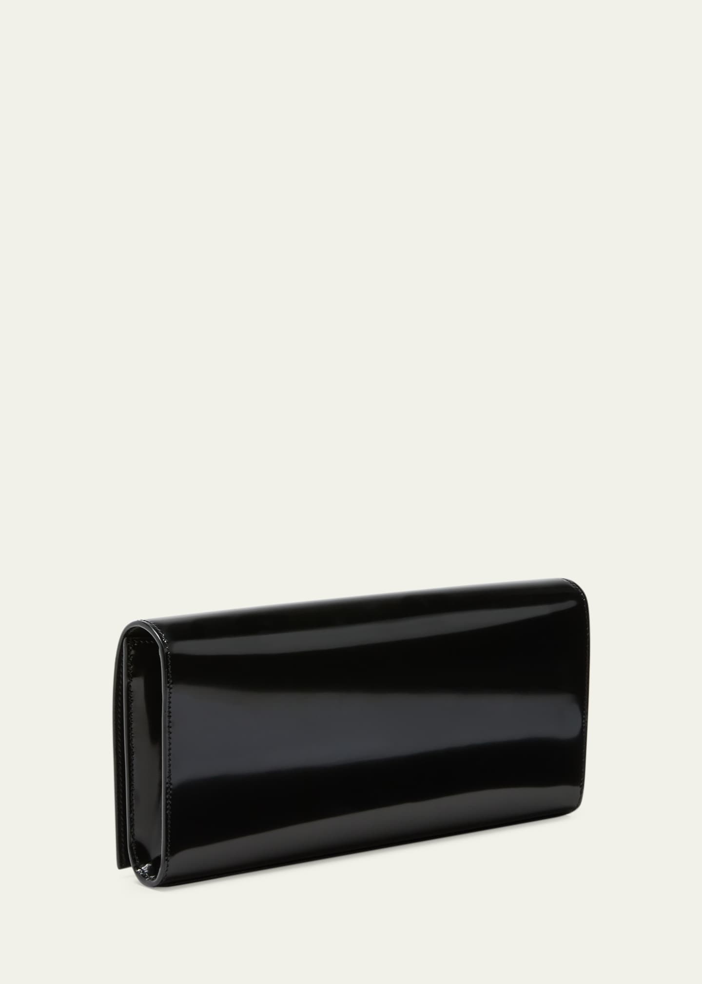Saint Laurent Kate Tassel YSL Clutch Bag in Spazzolato Leather
