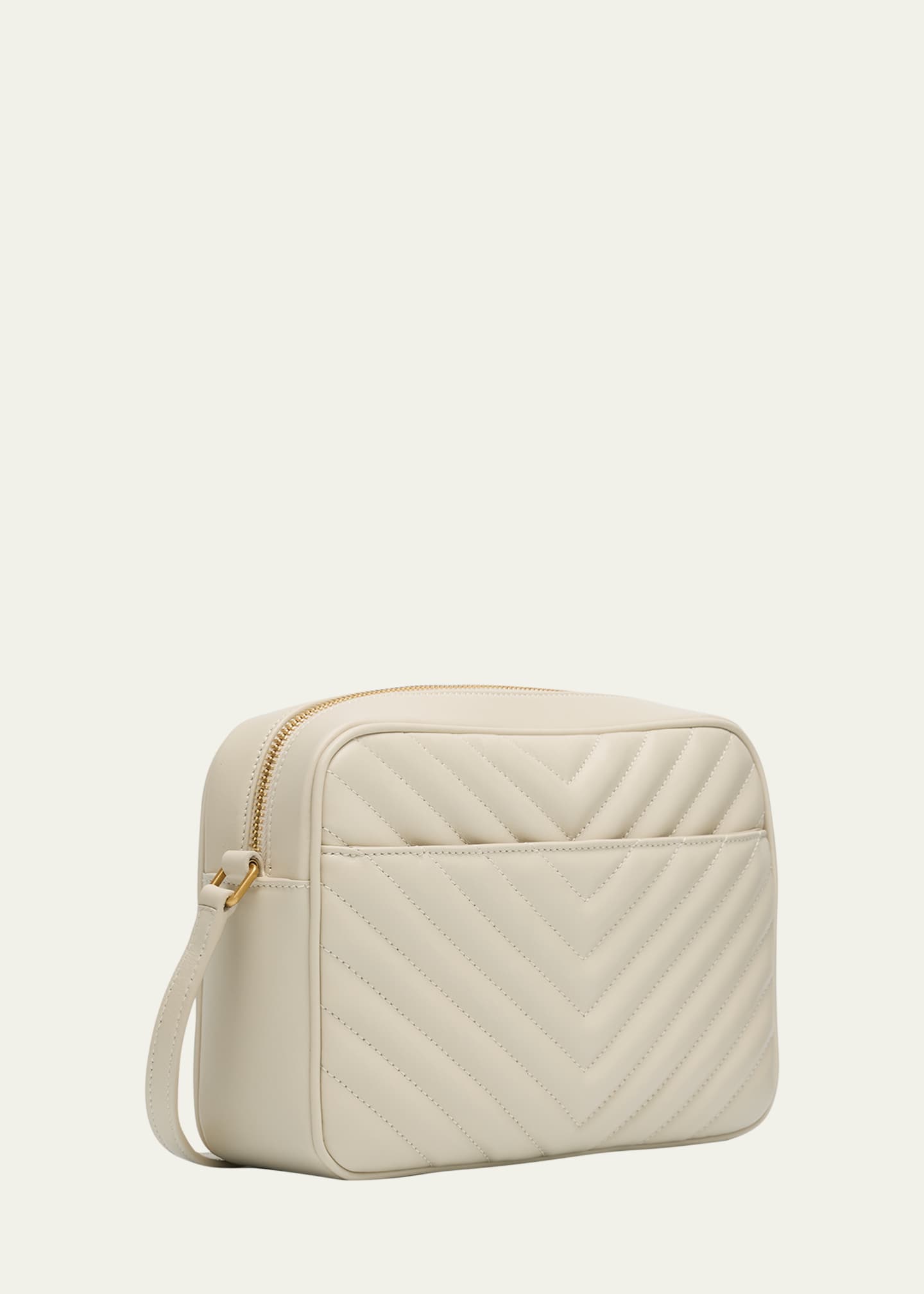 Saint Laurent Lou Medium YSL Camera Bag with Pocket in Quilted Leather Image 3 of 6