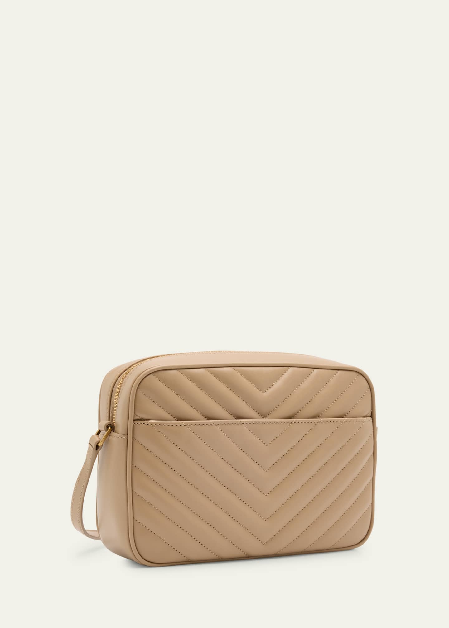 Saint Laurent Lou Medium YSL Camera Bag with Pocket in