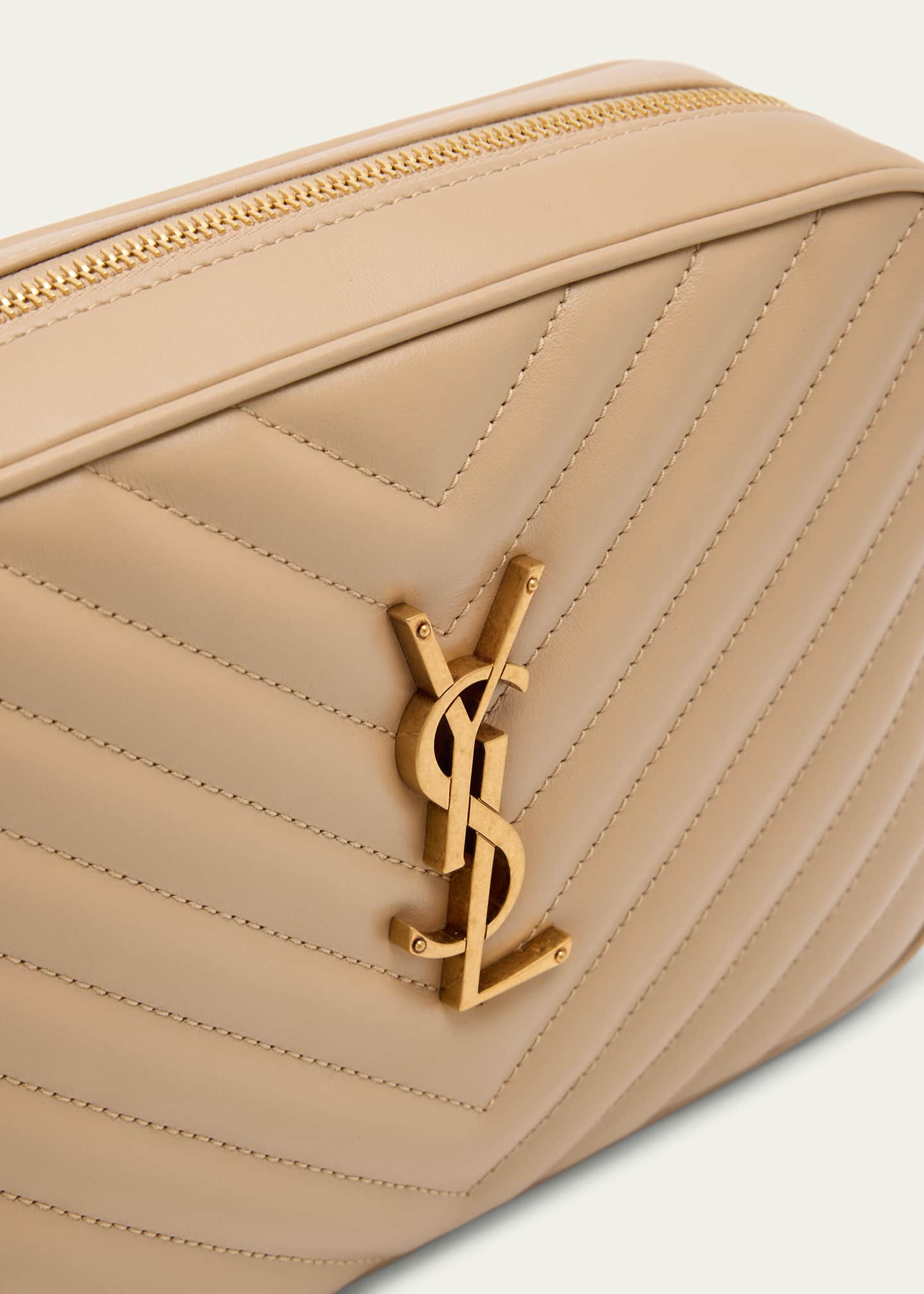 Saint Laurent Lou Medium YSL Camera Bag with Pocket in Quilted Leather Image 6 of 6