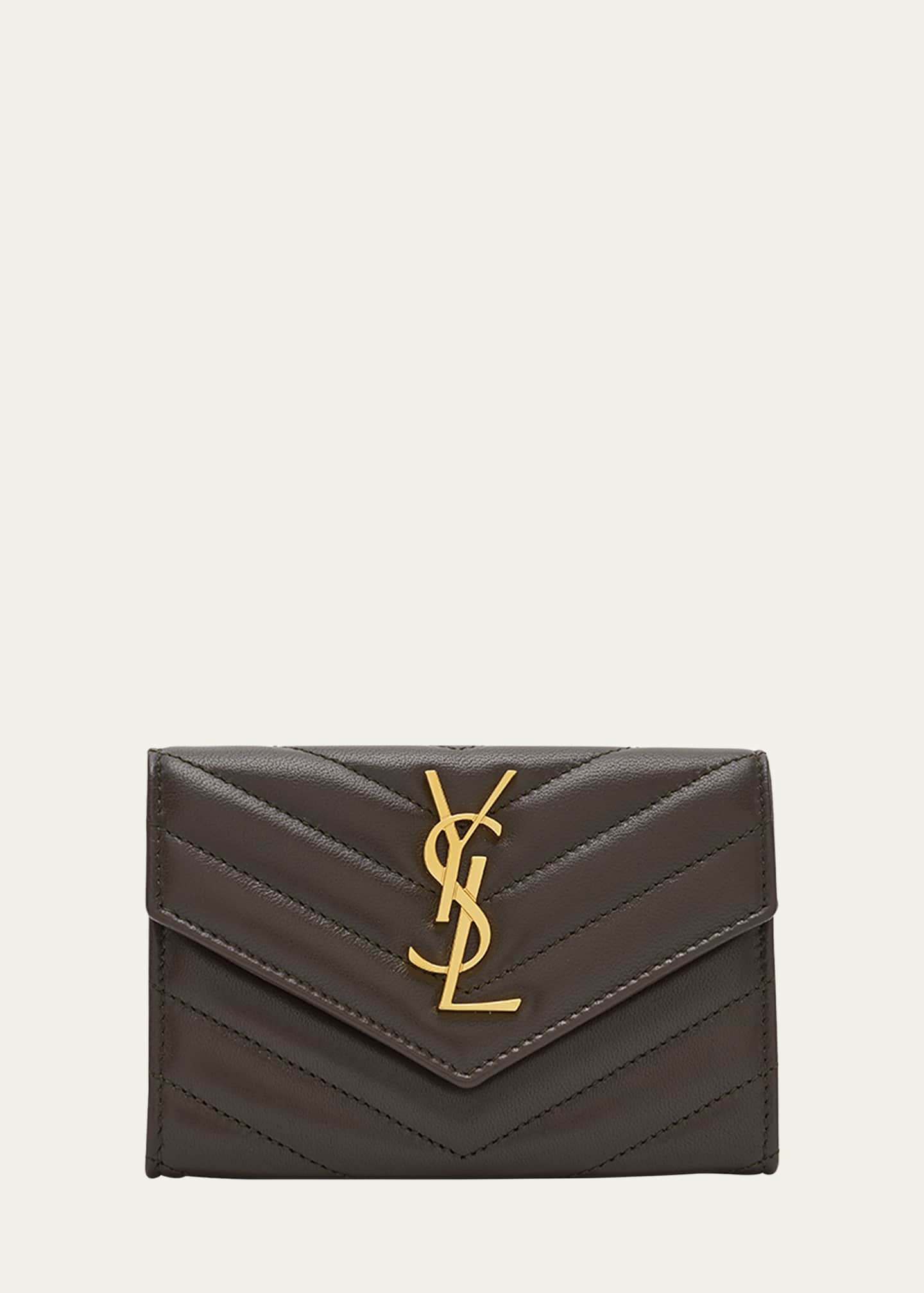 Ysl smooth leather wallet sale
