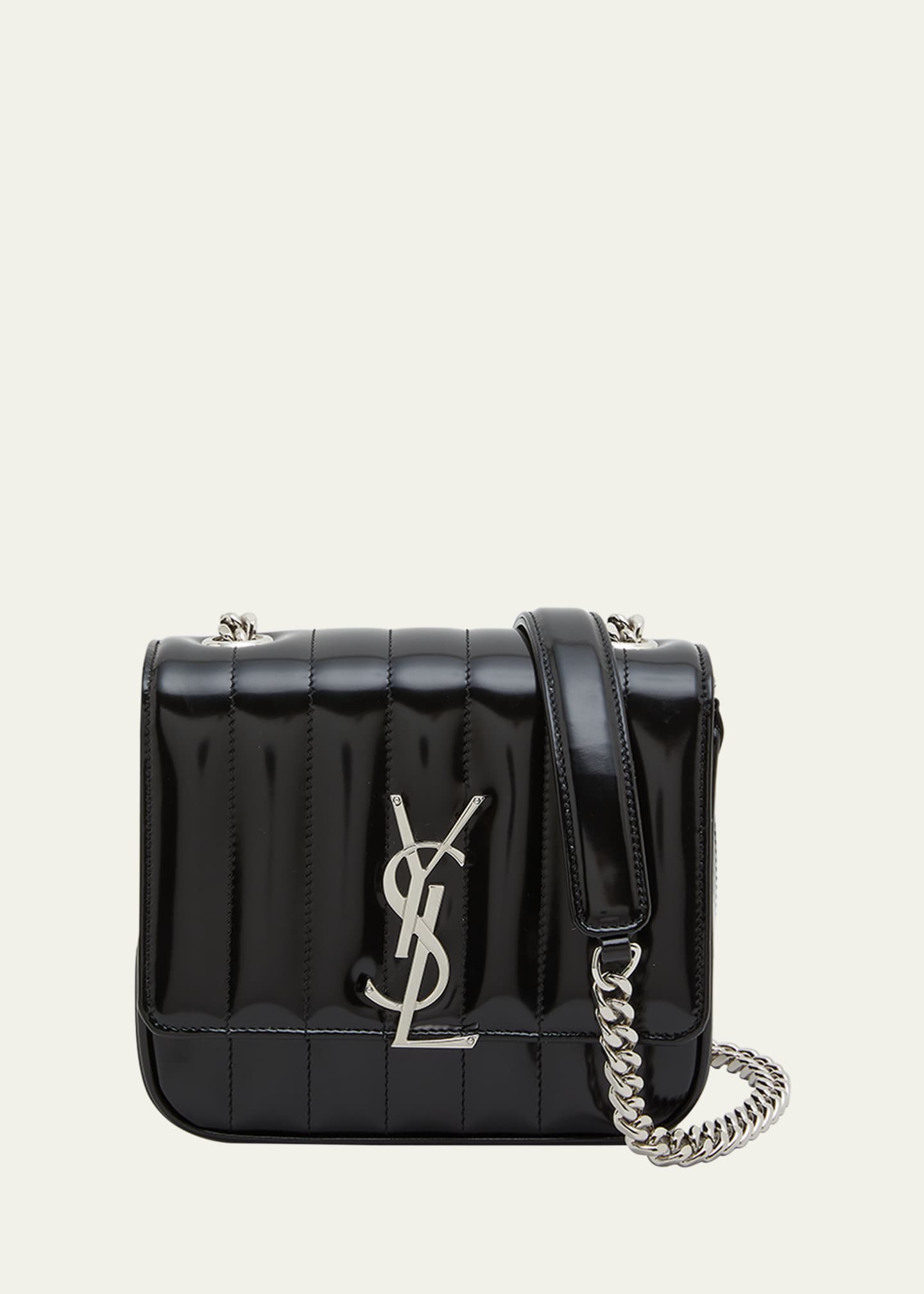 Saint Laurent YSL Quilted Leather Cosmetic Bag - Bergdorf Goodman