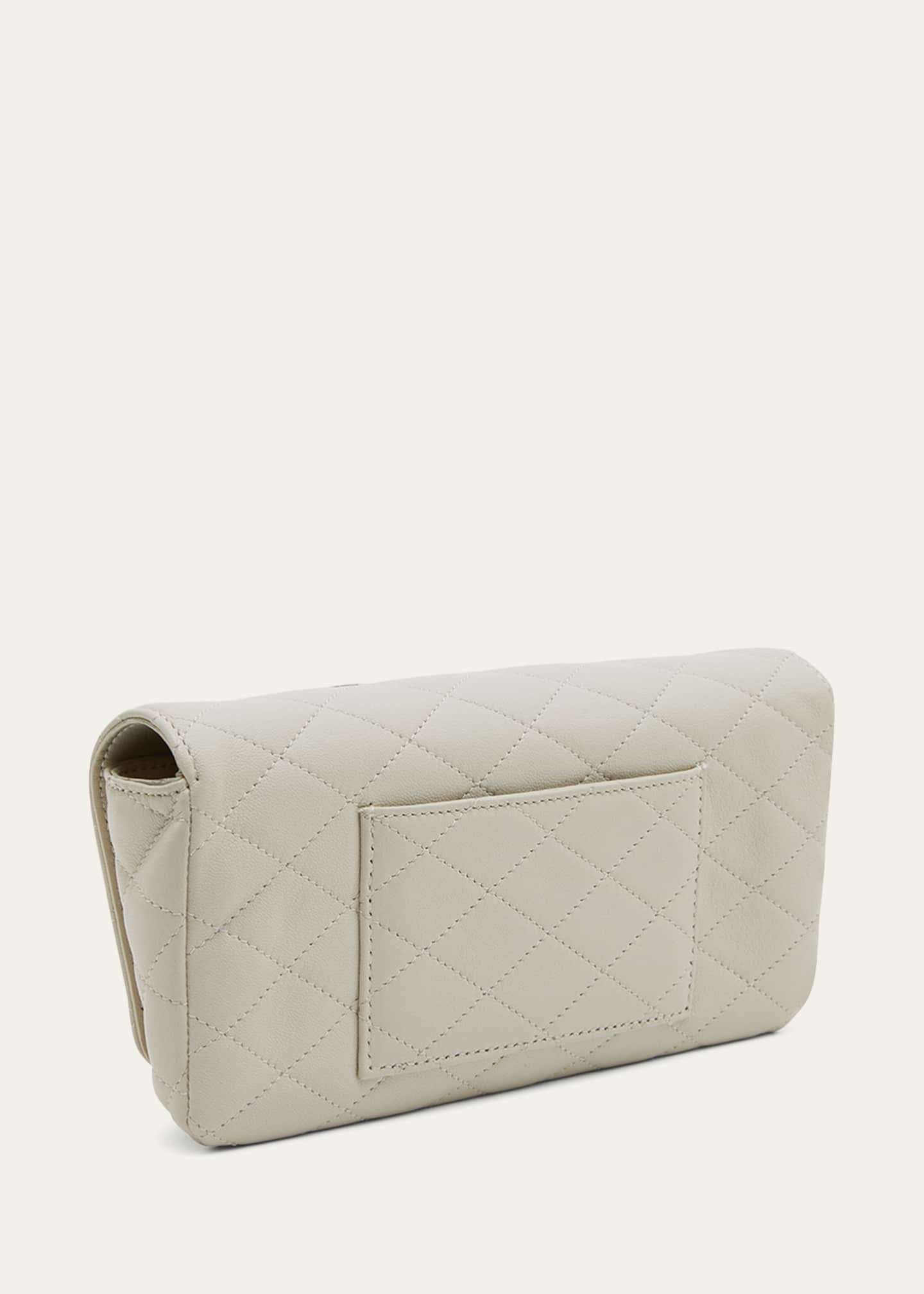 Saint Laurent Gaby Phone Holder YSL Crossbody Bag in Quilted Smooth Leather Image 3 of 5