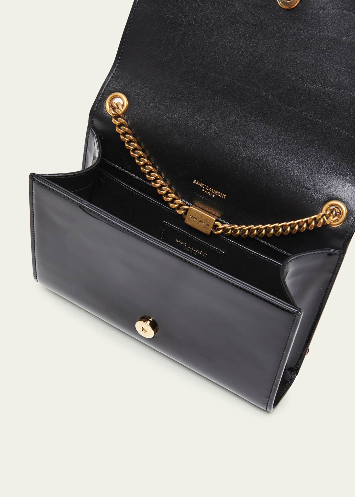 Saint Laurent Kate Small Suede & Leather Chain Shoulder Bag