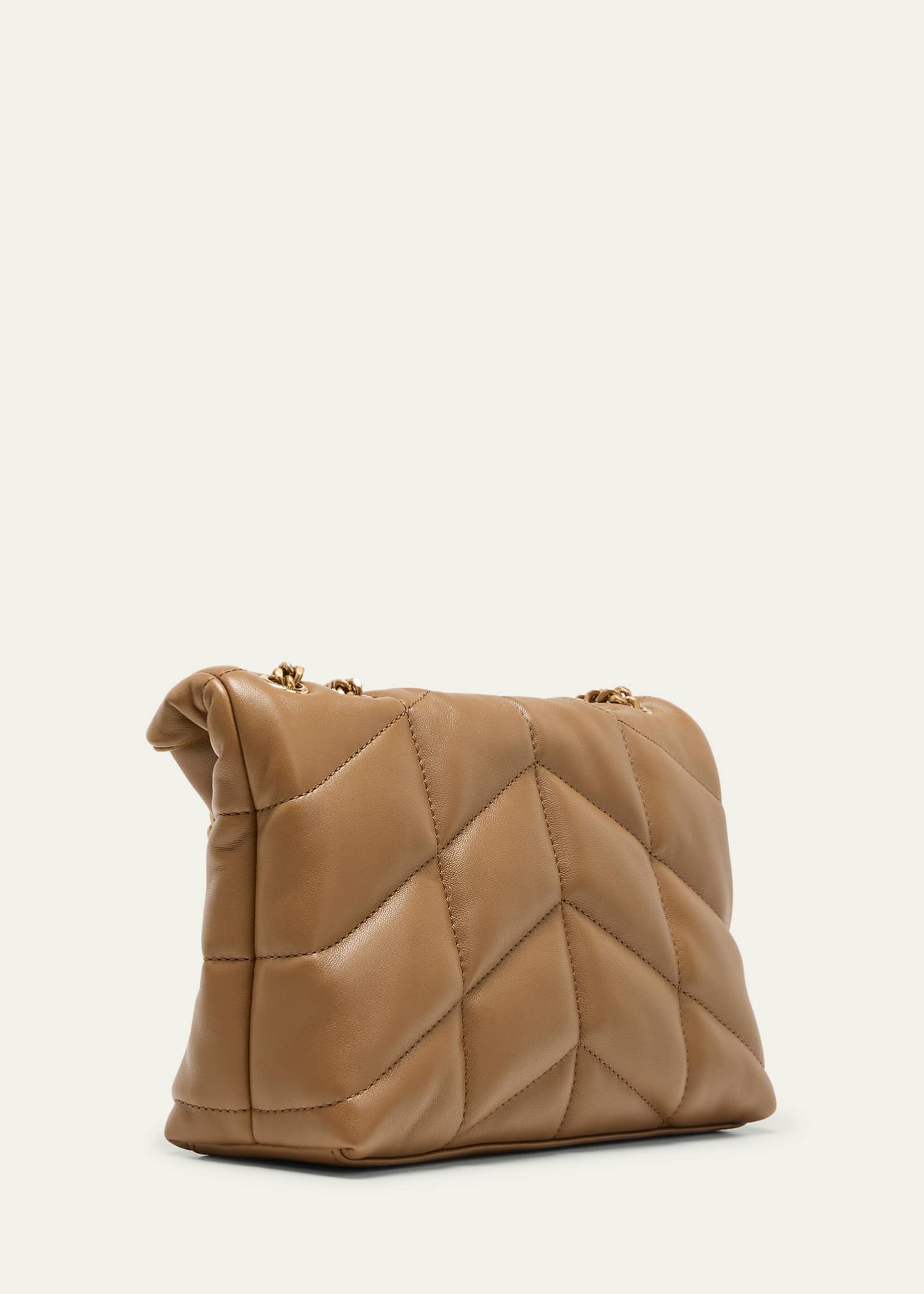 Saint Laurent Lou Puffer Toy YSL Shoulder Bag in Quilted Leather Image 3 of 6