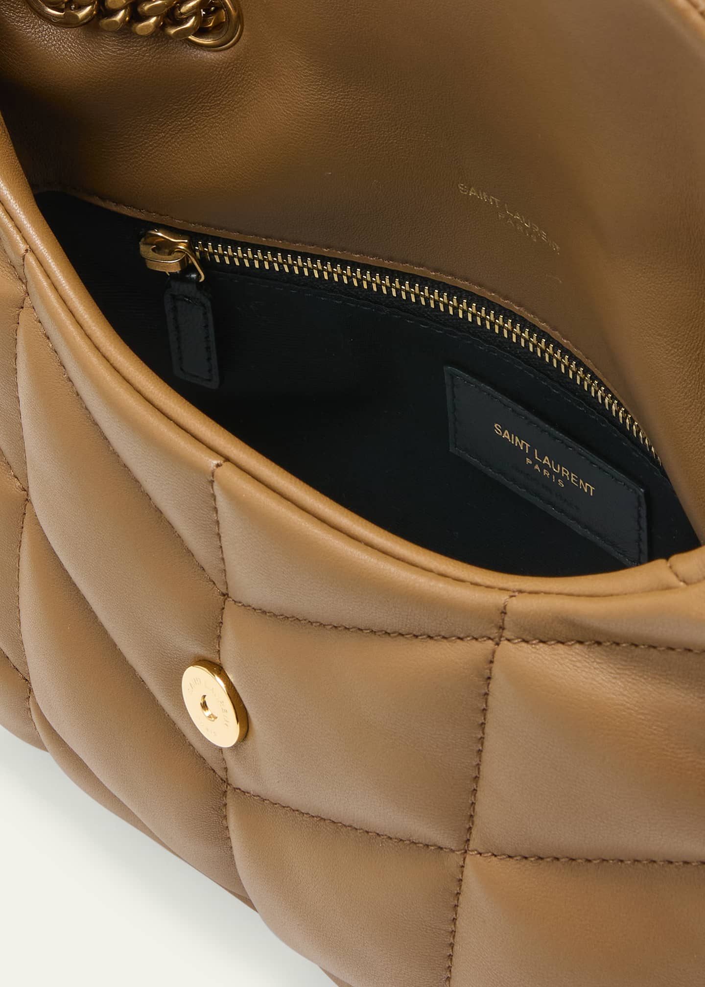 Saint Laurent Lou Puffer Toy YSL Shoulder Bag in Quilted Leather Image 4 of 6