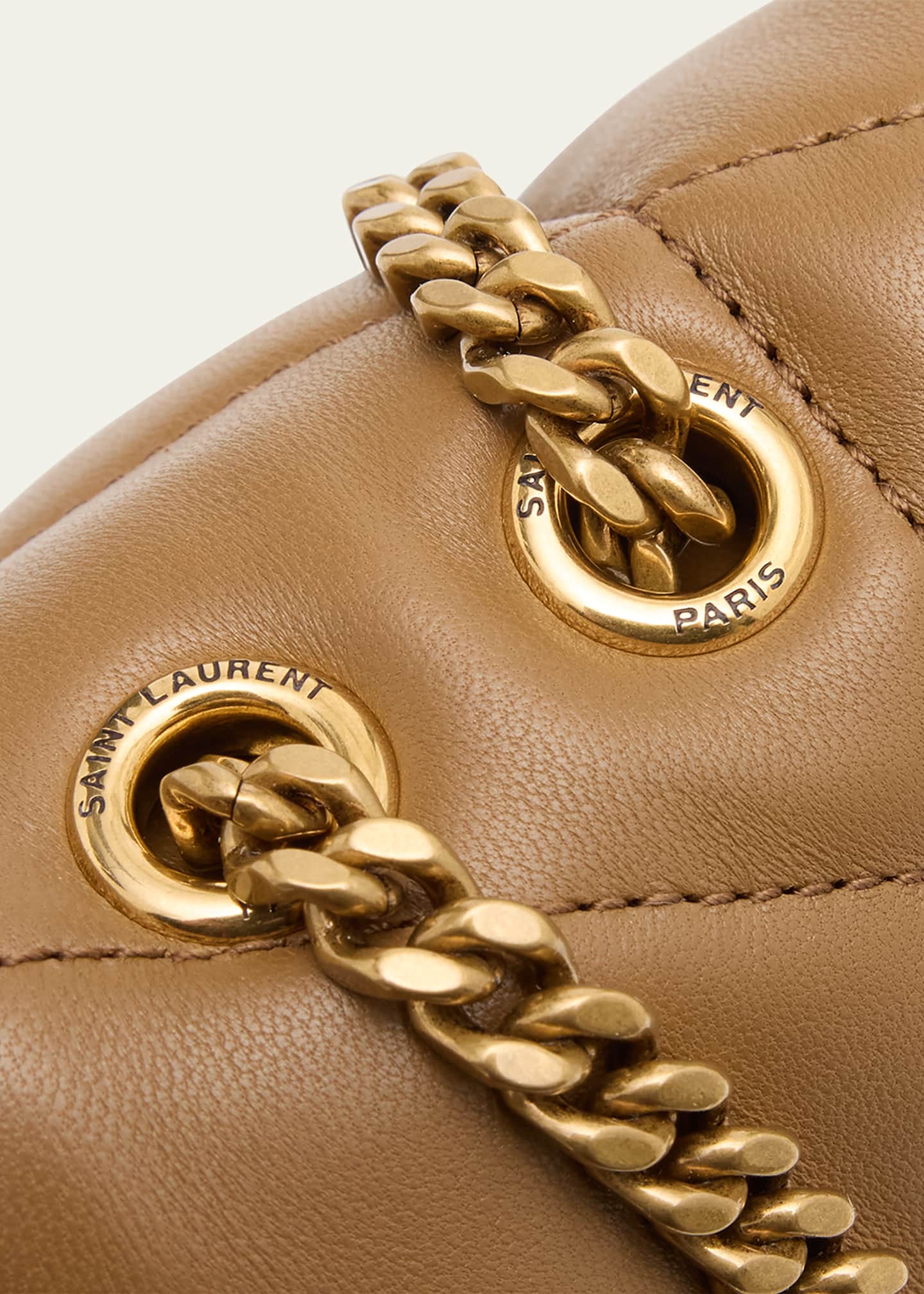 Saint Laurent Lou Puffer Toy YSL Shoulder Bag in Quilted Leather Image 6 of 6