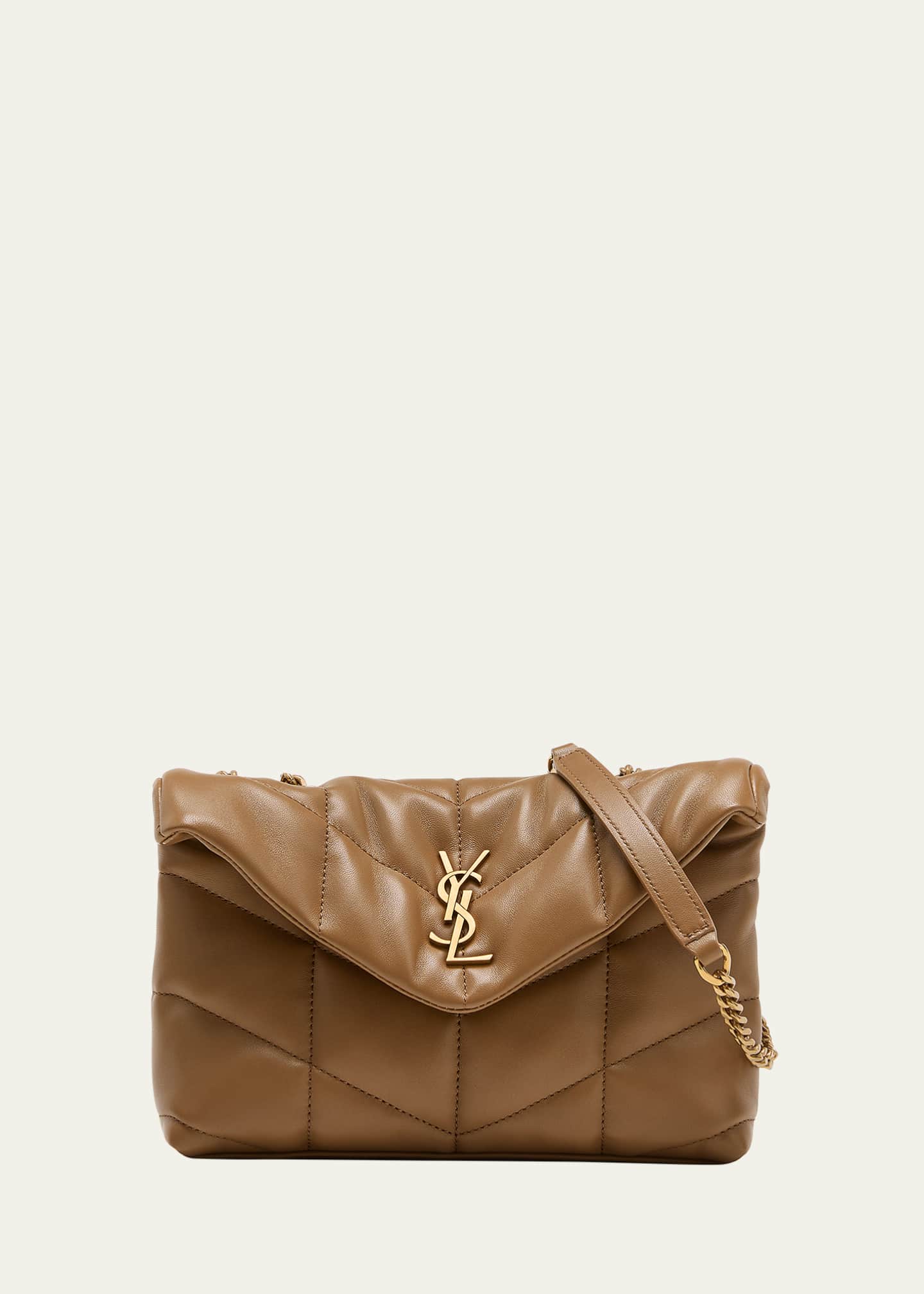 Saint Laurent Lou Puffer Toy YSL Shoulder Bag in Quilted Leather Image 1 of 6
