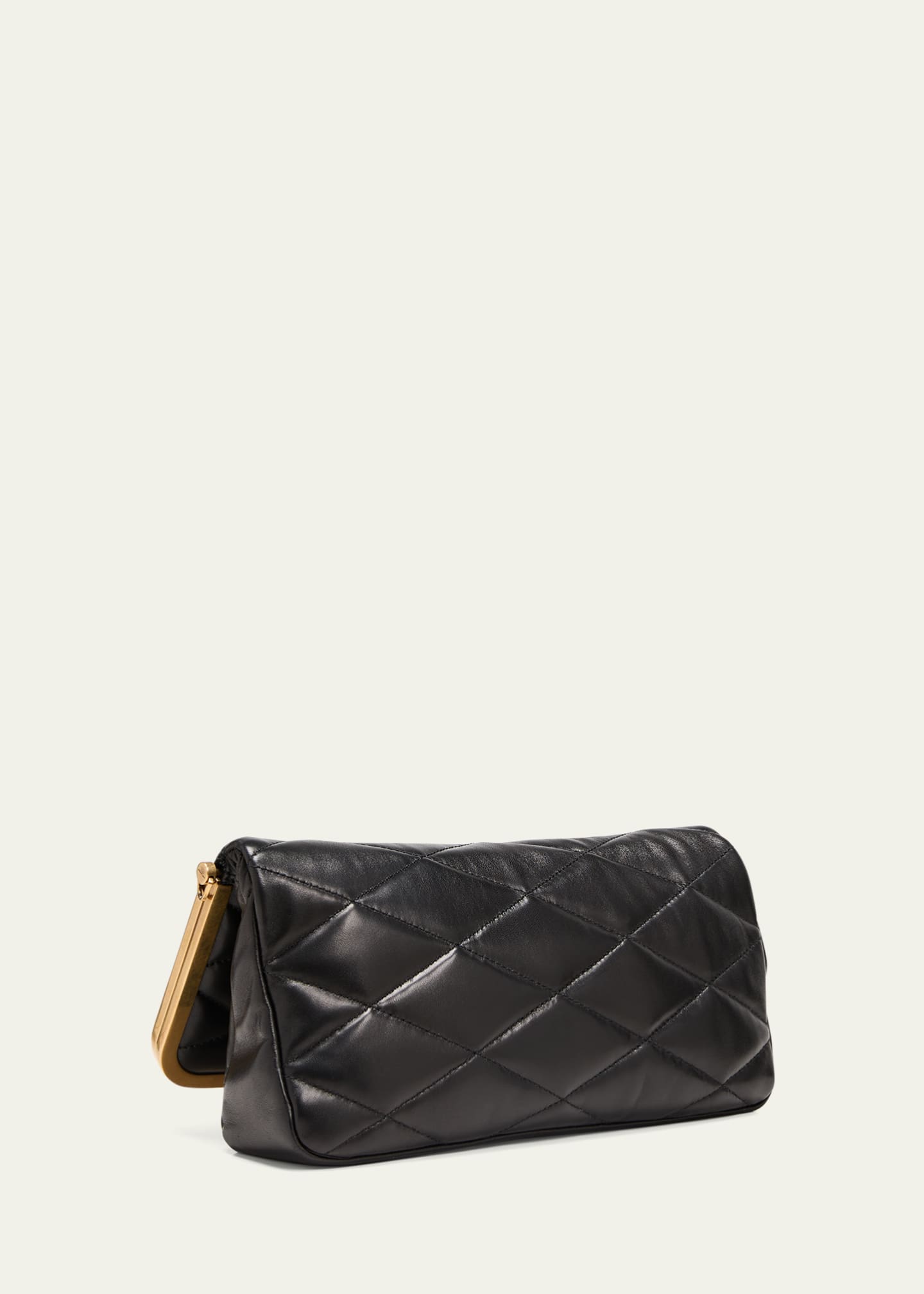 Saint Laurent YSL Quilted Leather Cosmetic Bag - Bergdorf Goodman