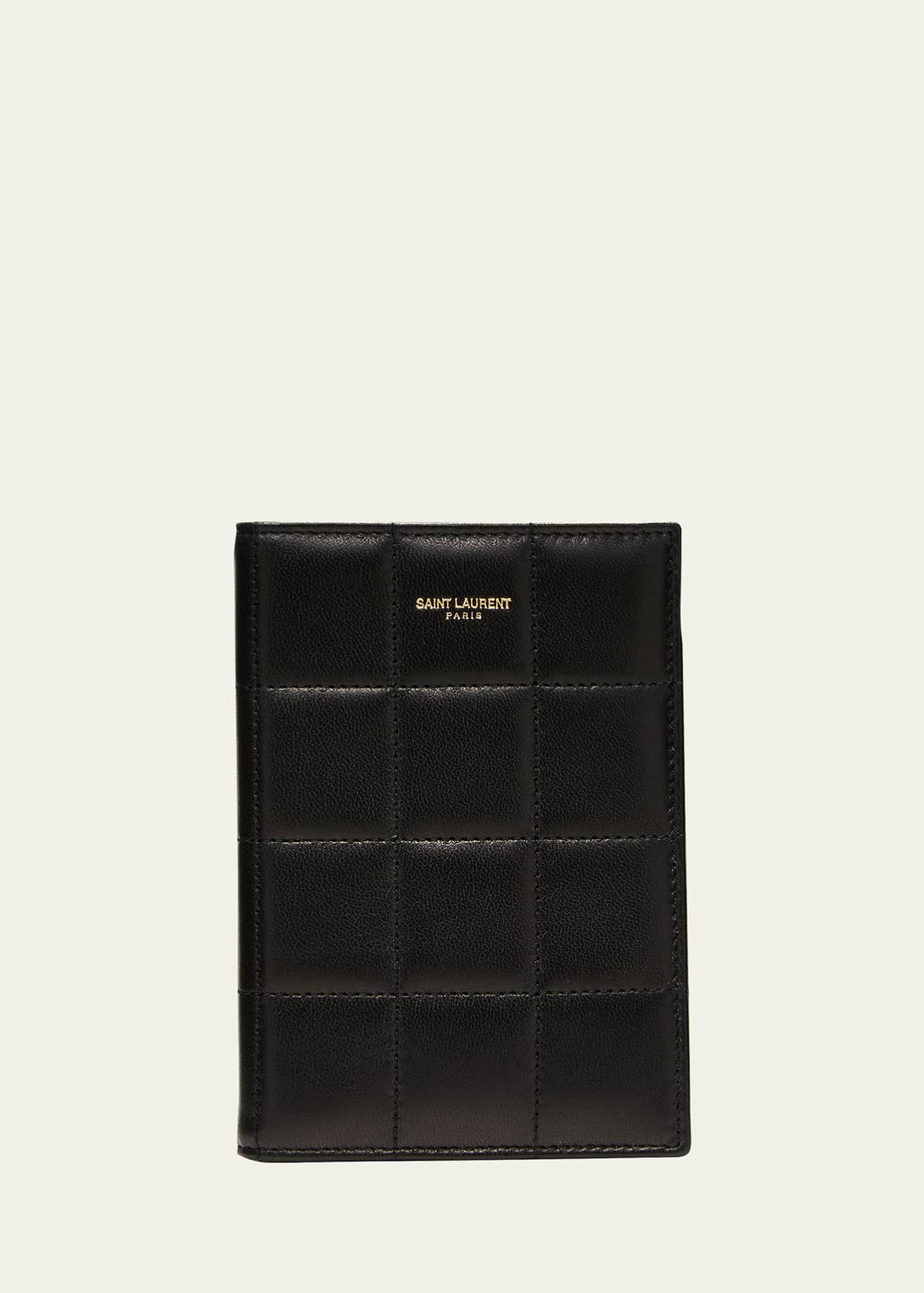 BLACK CROCO Leather Designer Passport Holder, For Office