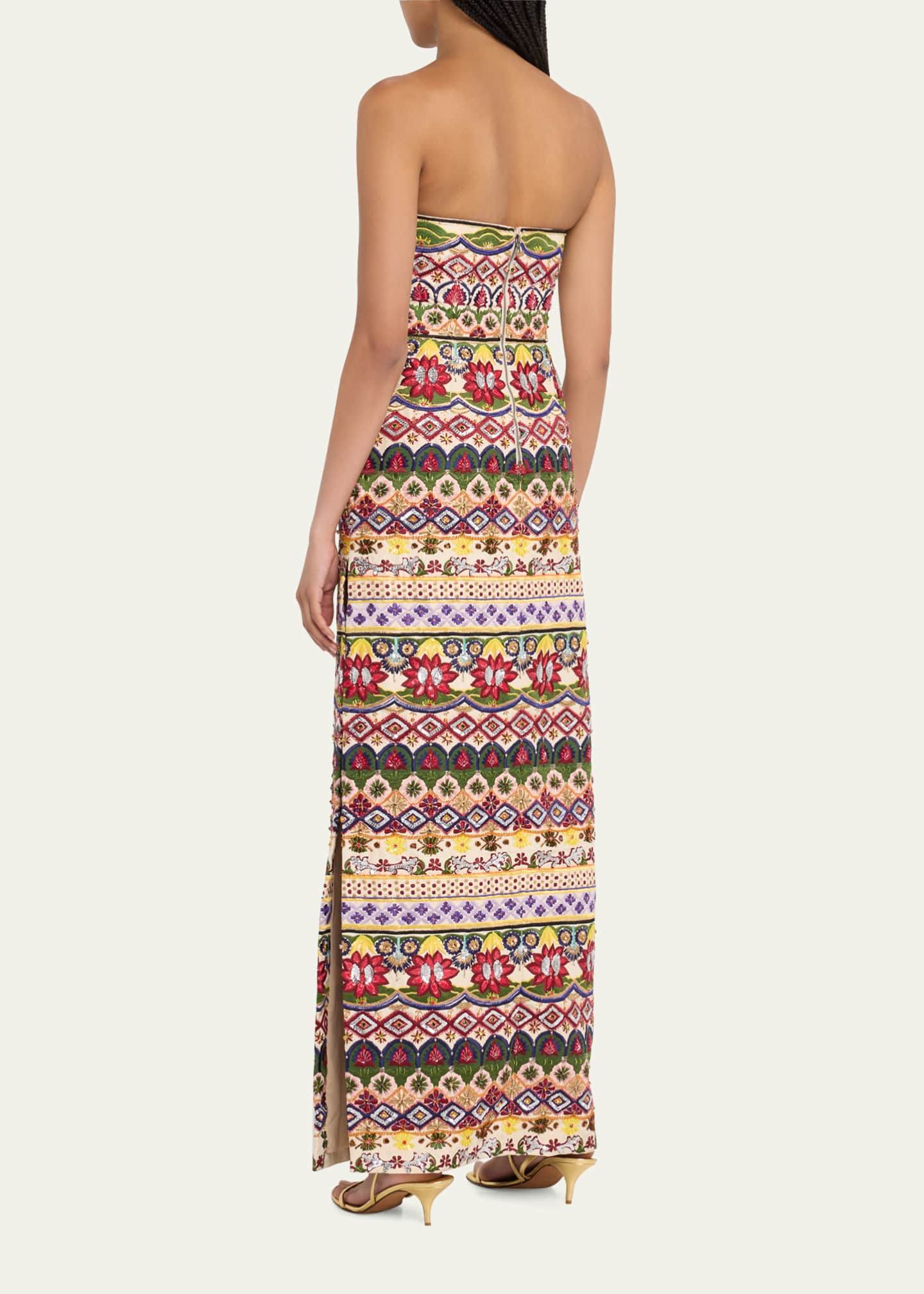 Alice and olivia strapless dress top