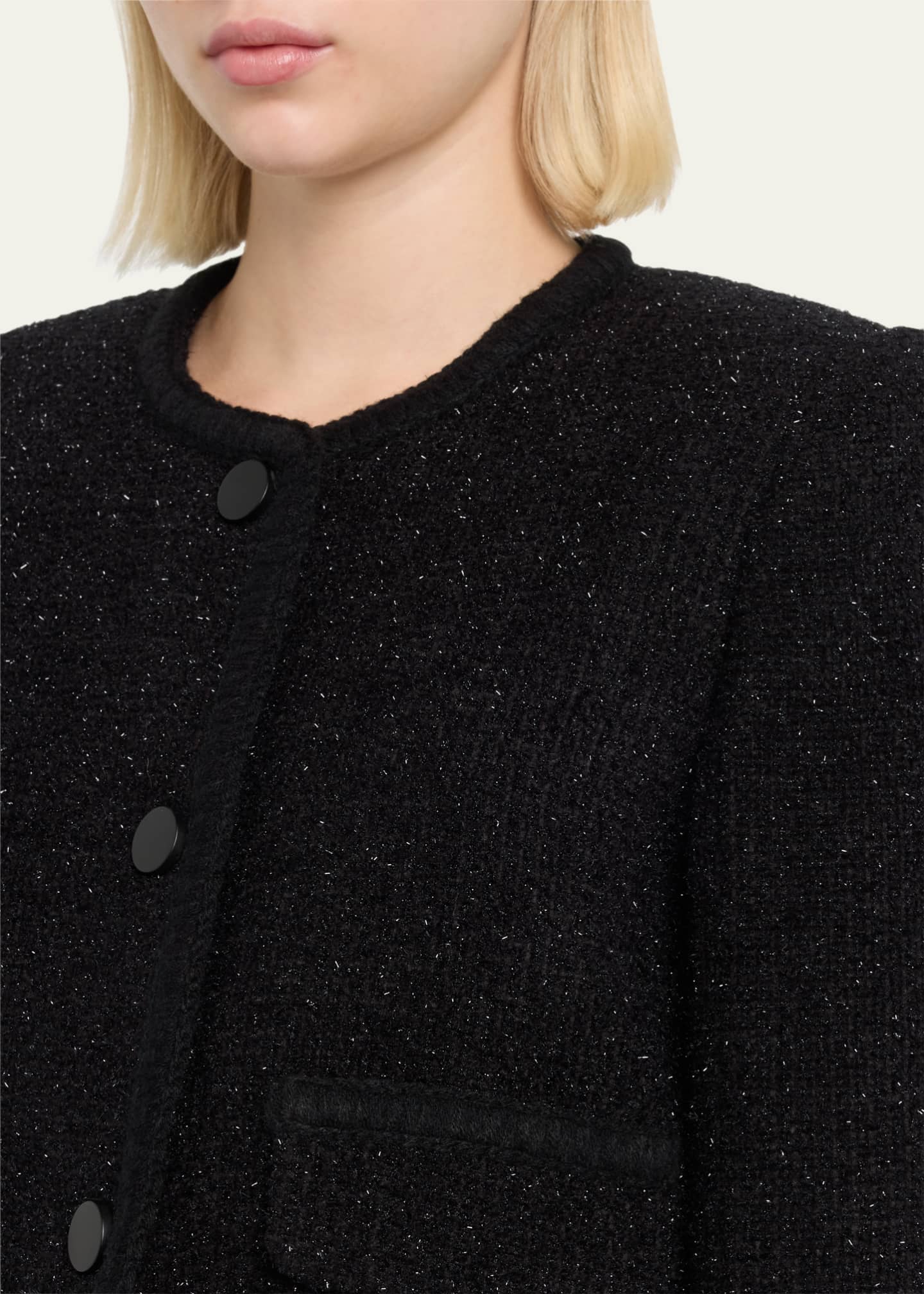 Kate spade best sale sparkle tweed coat