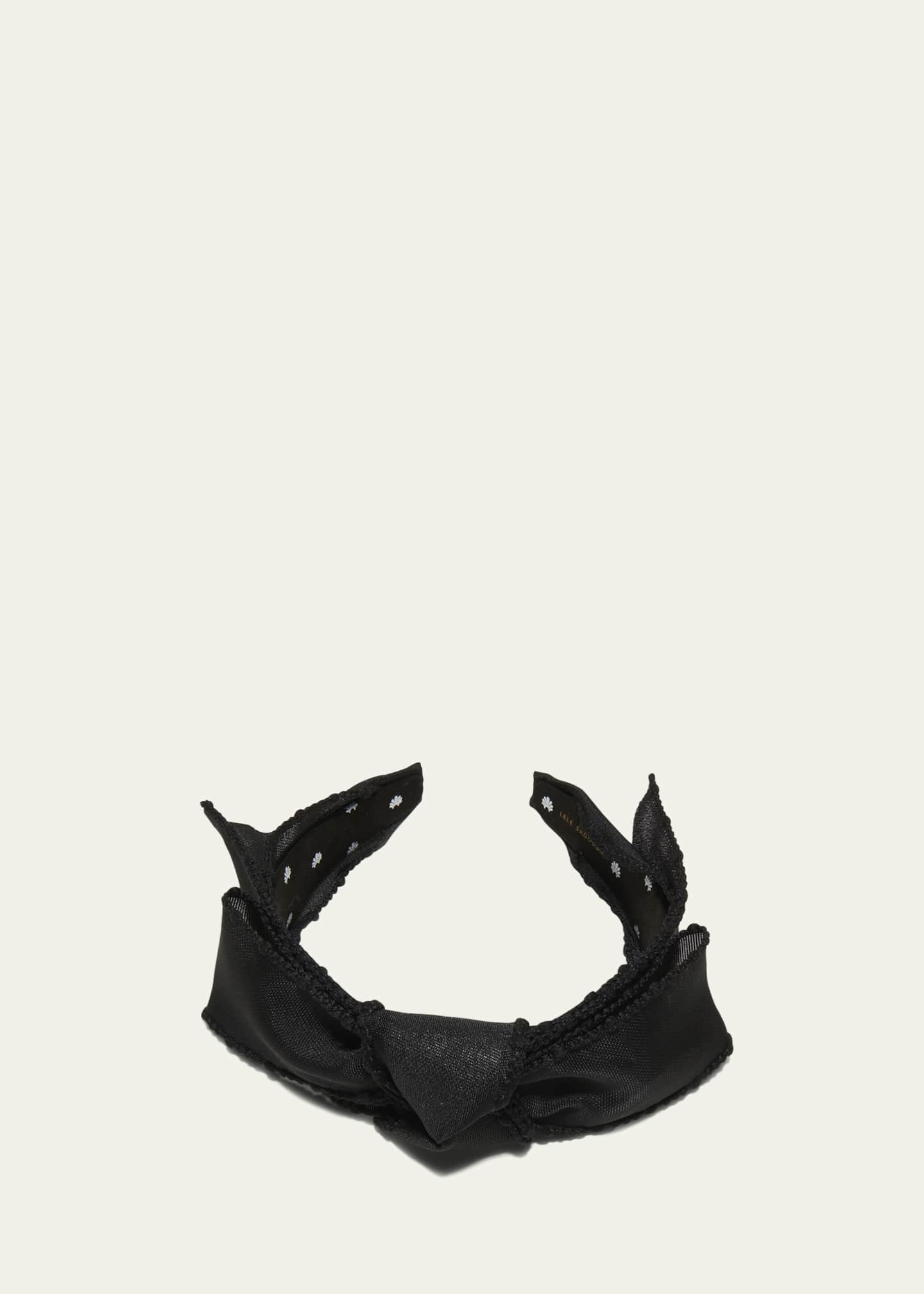 Lele Sadoughi Shirley Sheer Bow Headband Image 2 of 3