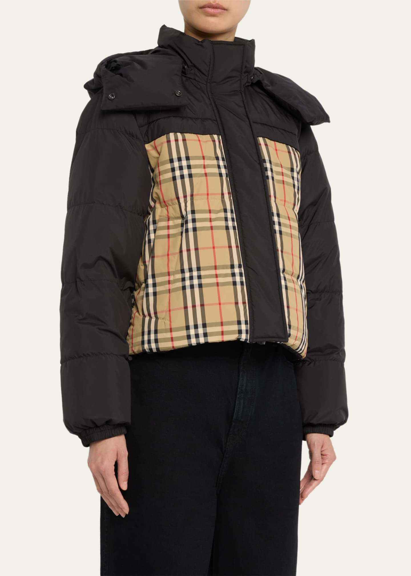 Burberry reversible down jacket shop