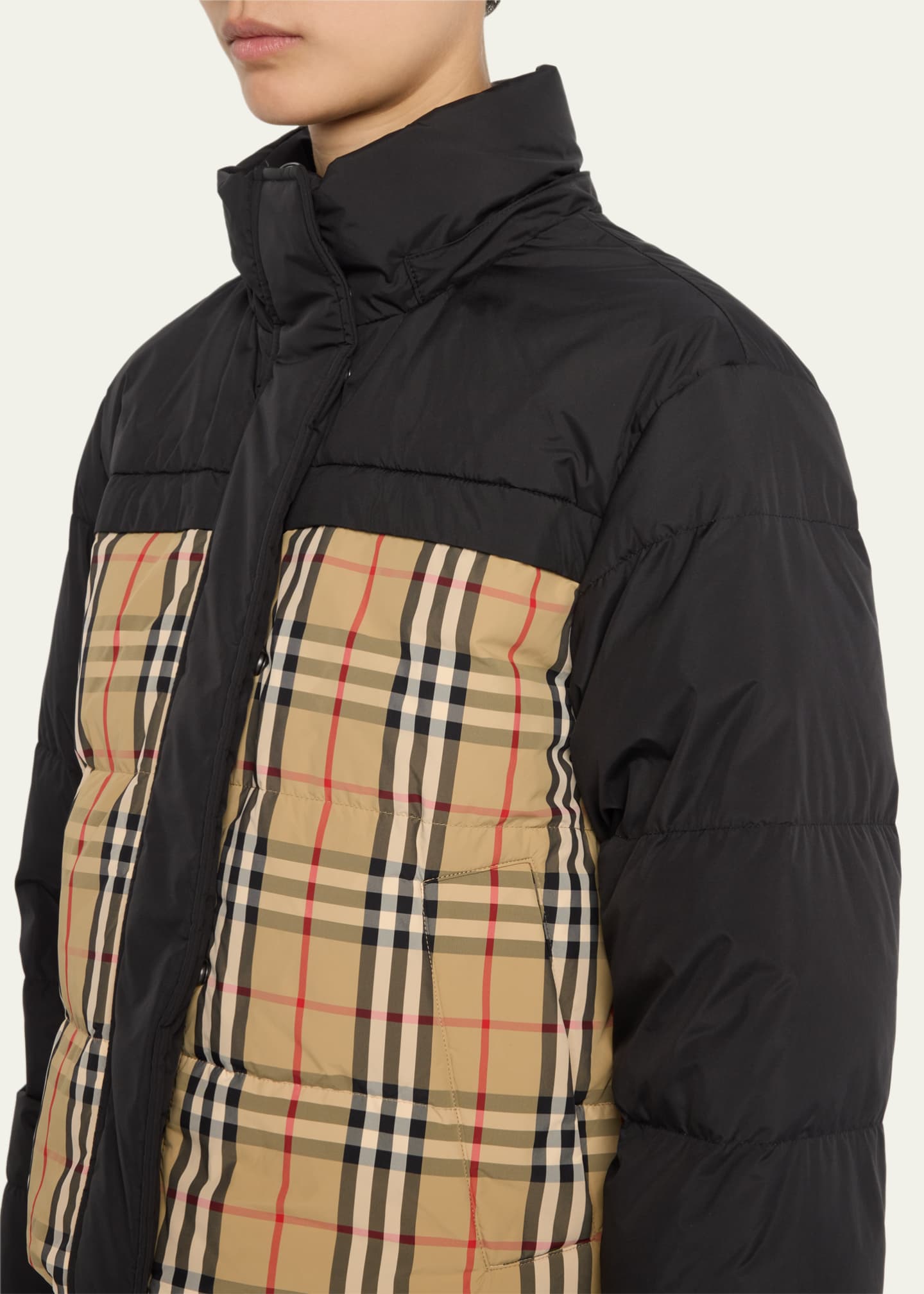 Burberry reversible puffer jacket sales