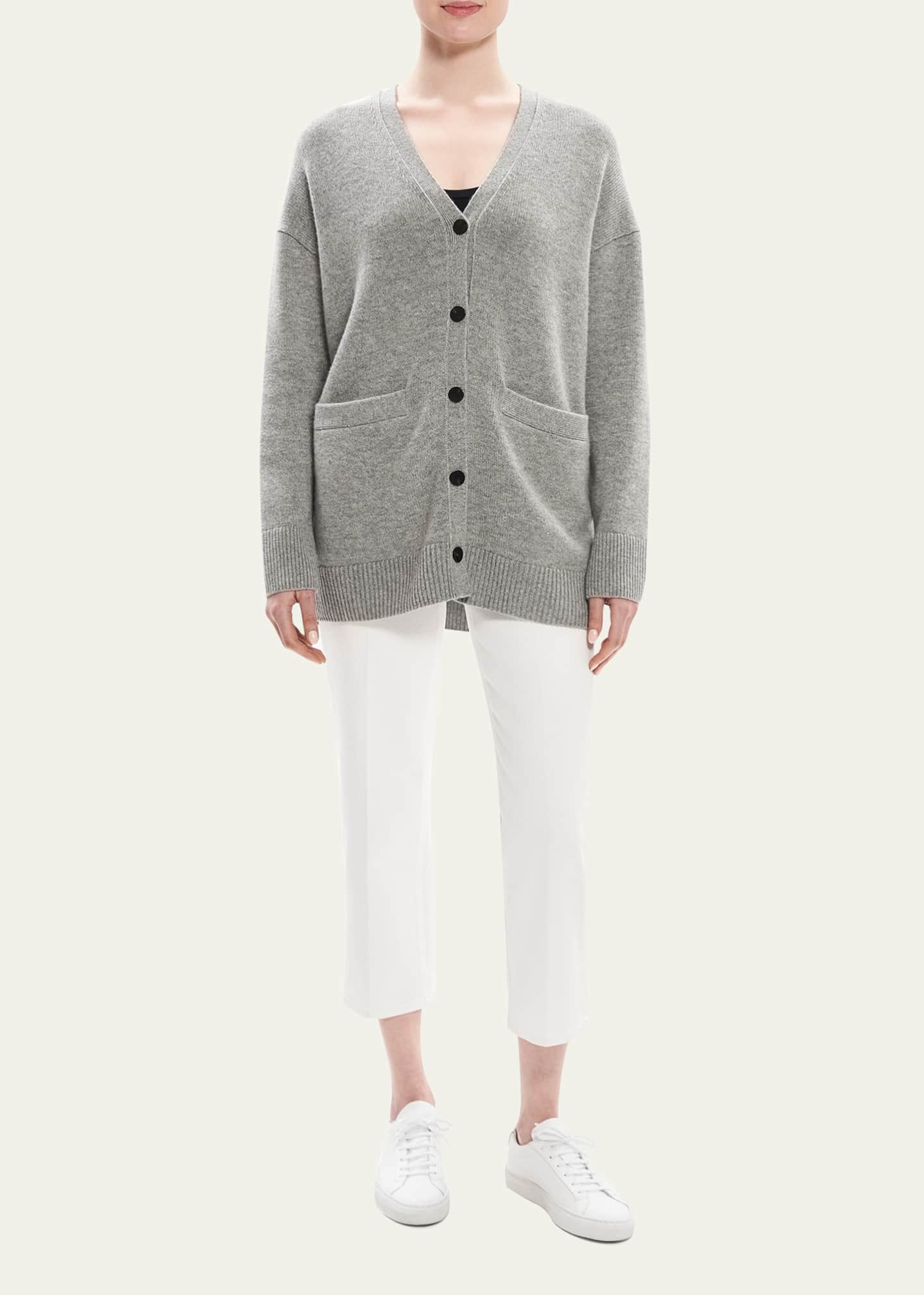 Theory oversized outlet cashmere cardigan