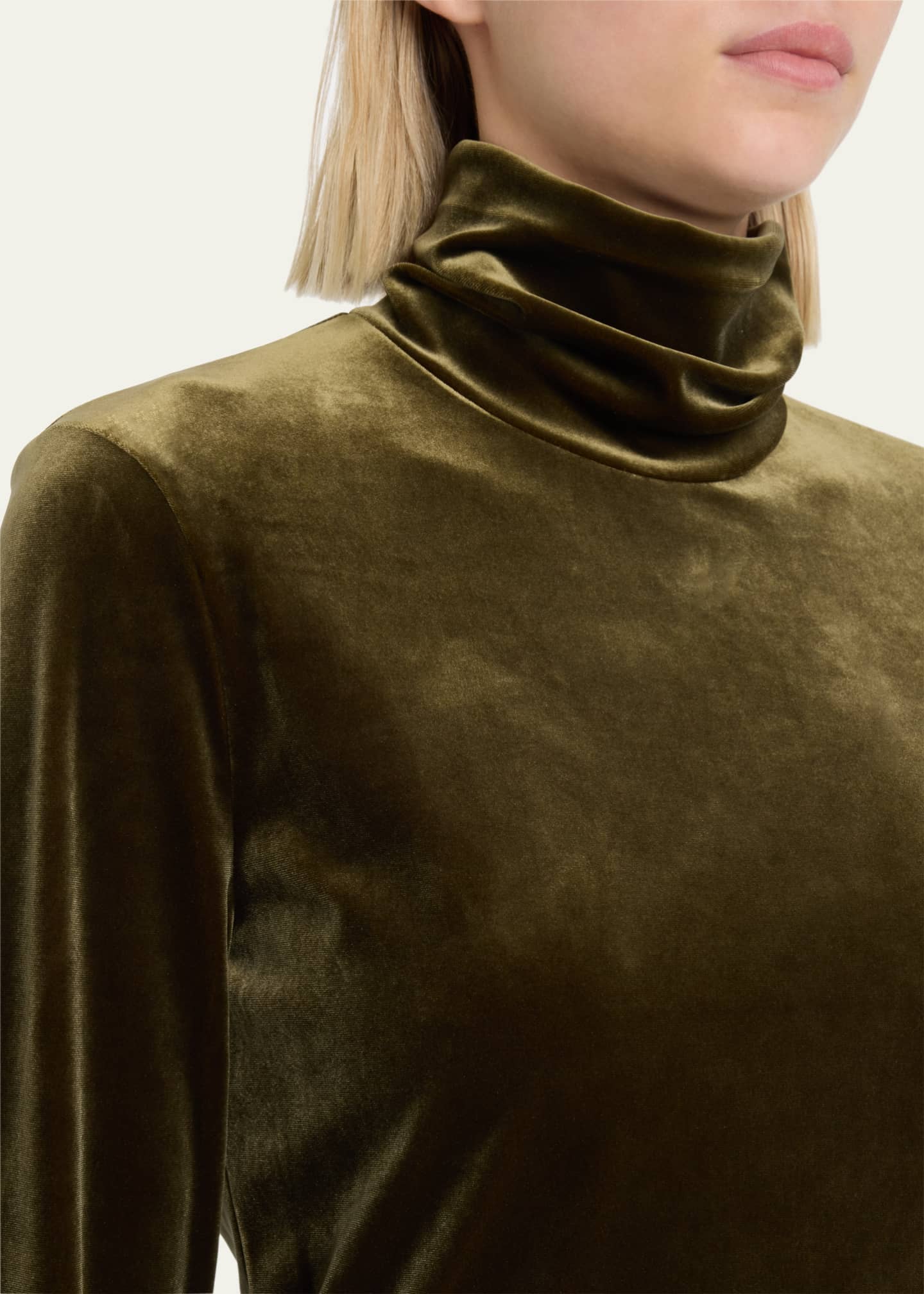 Velvet turtleneck store