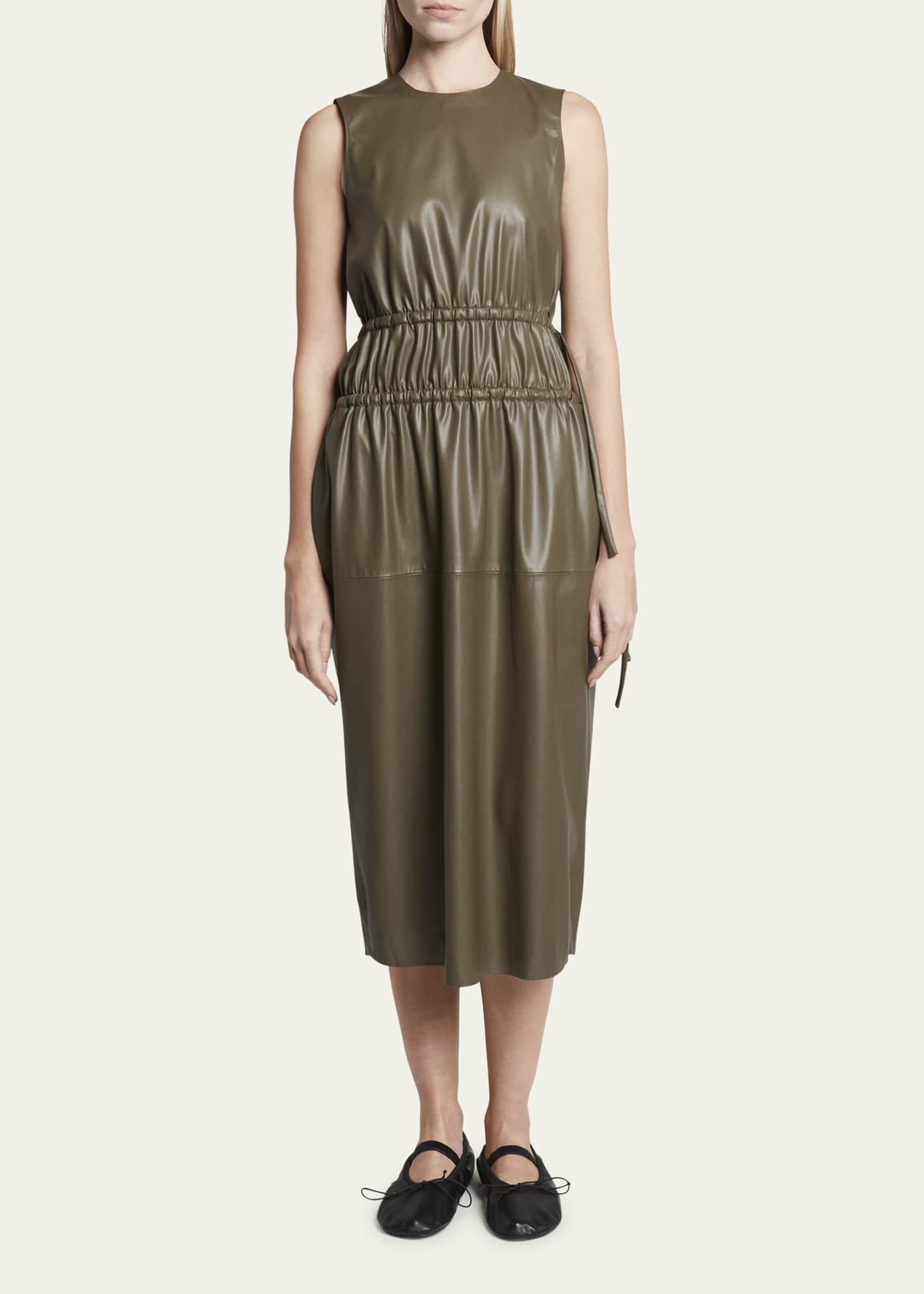 Leather tank dress hot sale