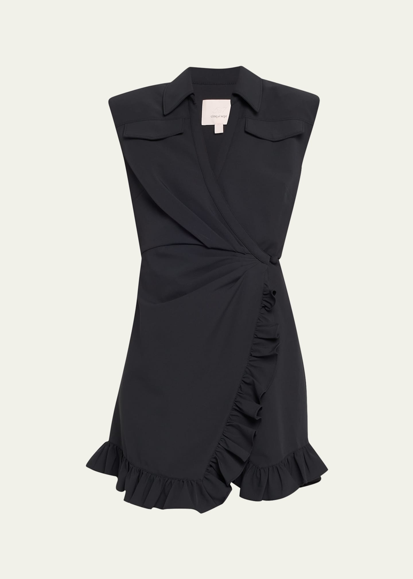 Cinq a Sept Zenni Sleeveless Mini Shirtdress - Bergdorf Goodman