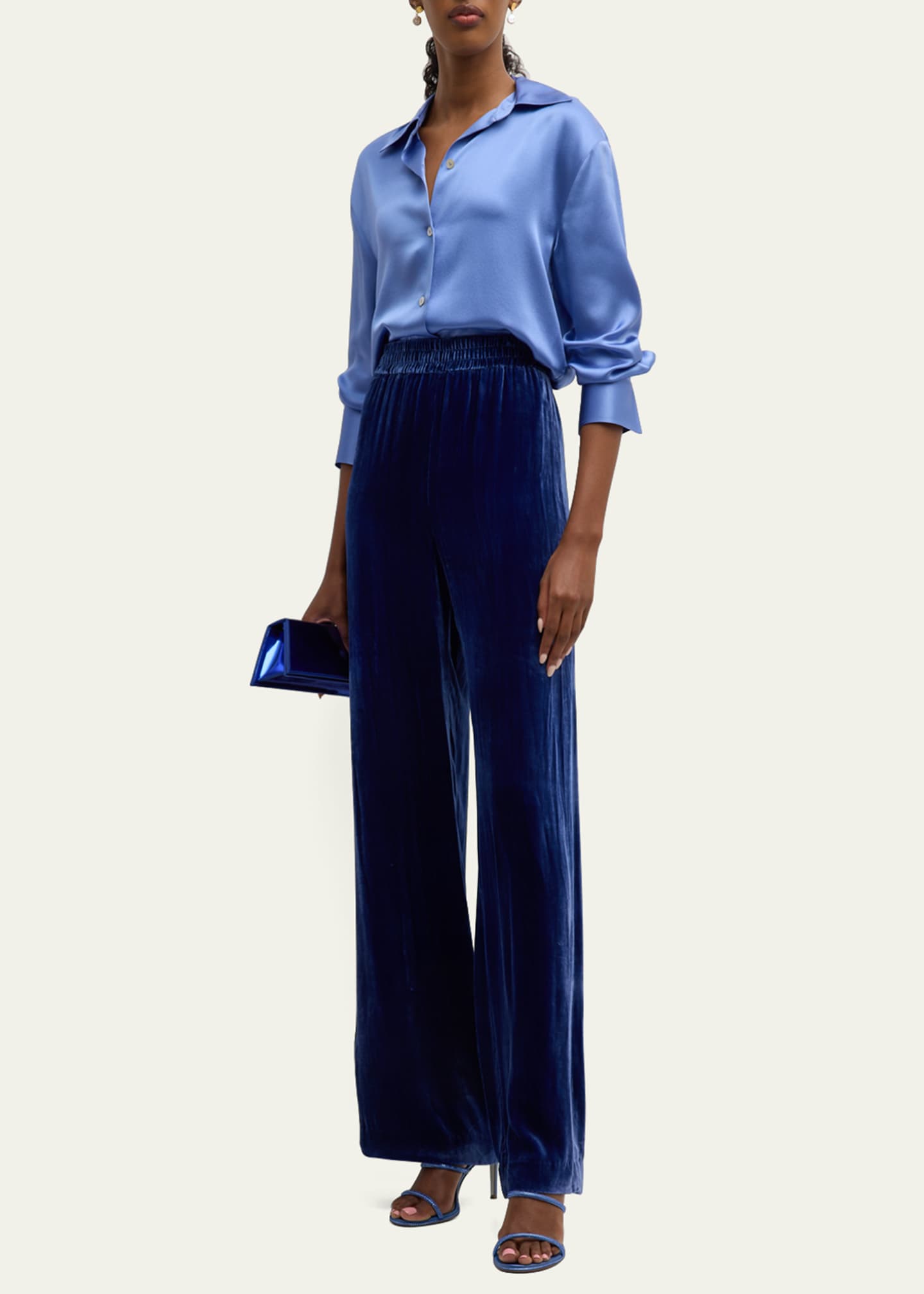 Kobi Halperin Marci Velvet Straight Leg Pants