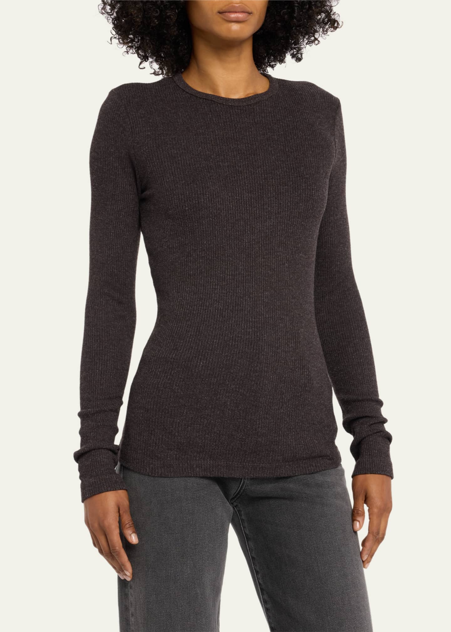 Ribbed Long Sleeve Tee