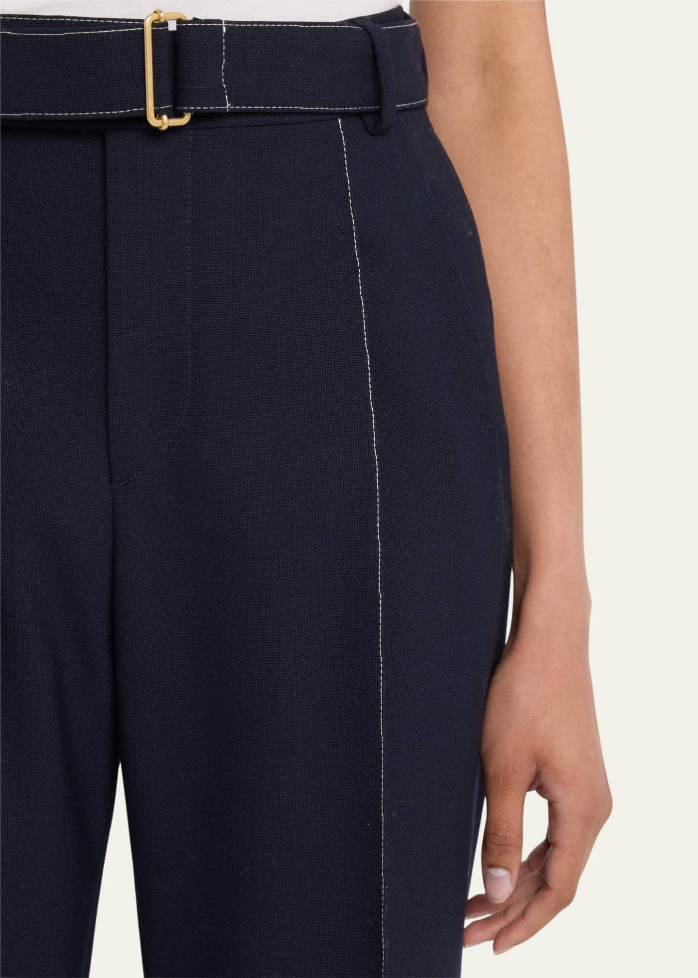 Topstitch pants