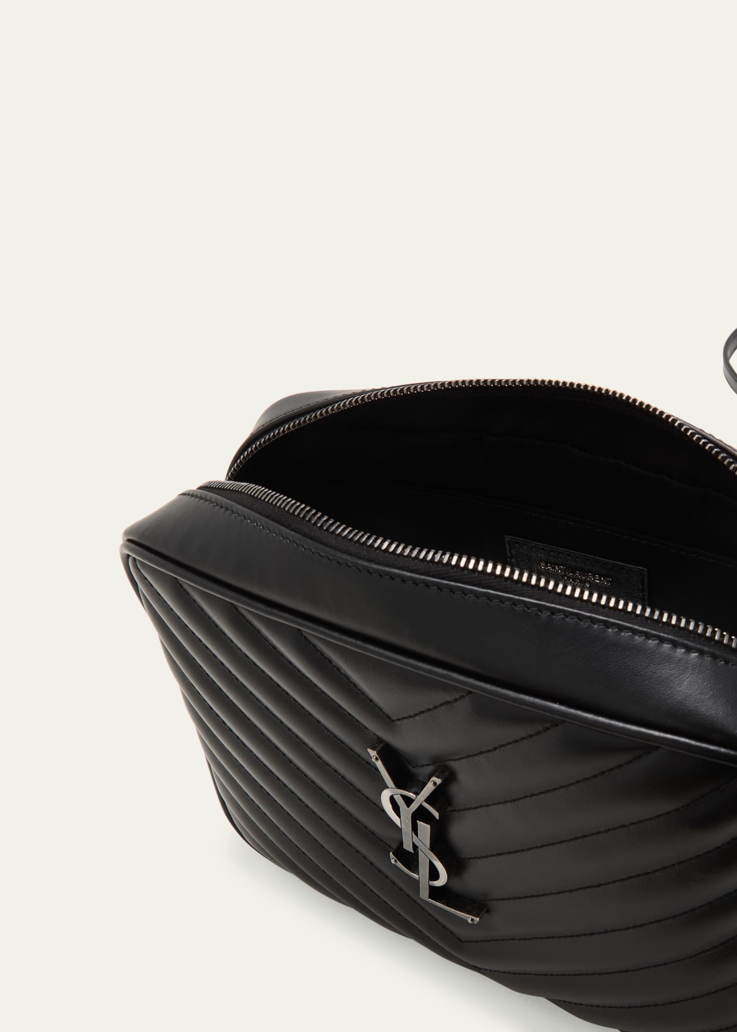 Saint Laurent Lou Medium Camera Crossbody Bag in Quilted Leather Image 4 of 5
