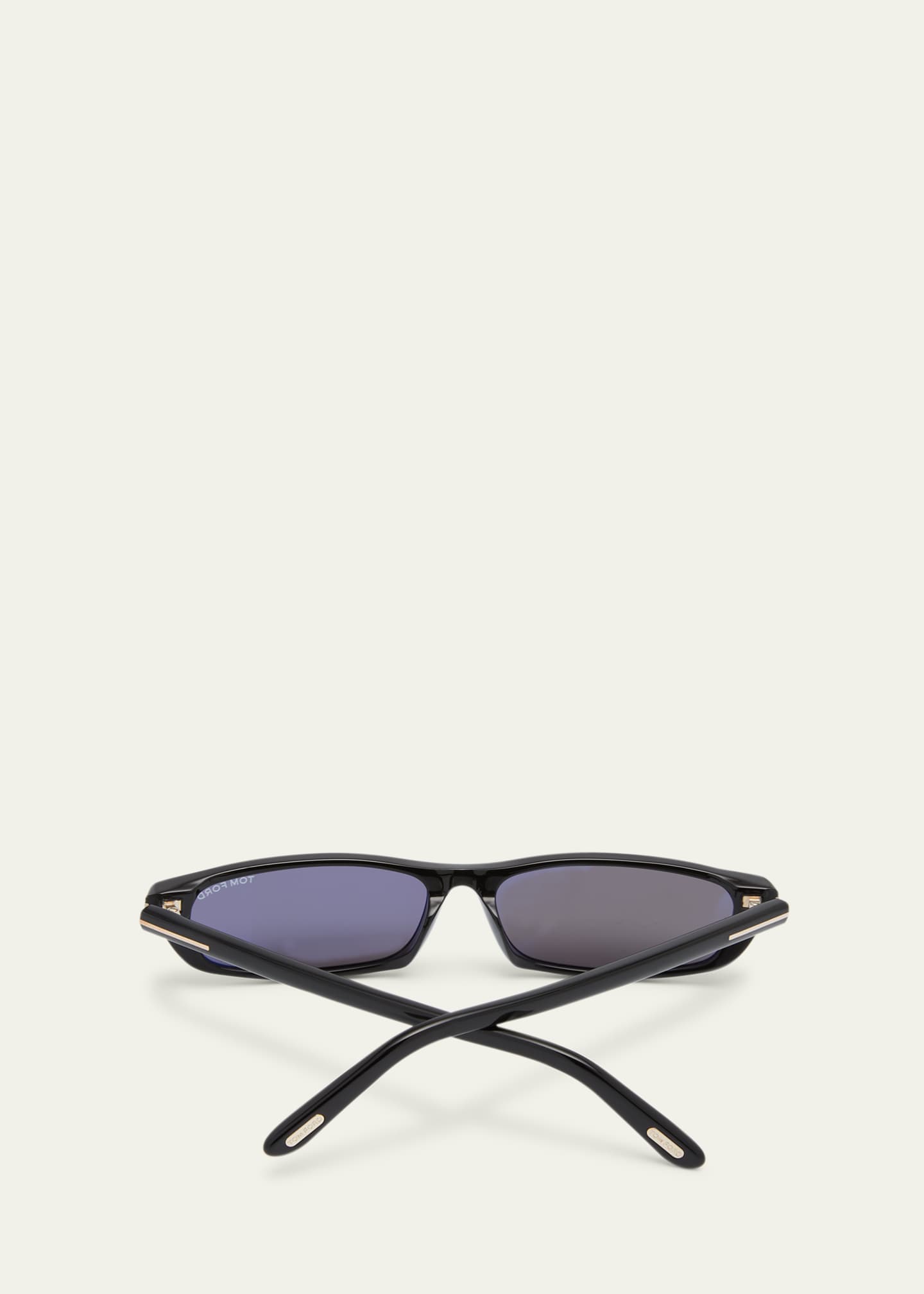 TOM FORD Men s Alejandro T Hinge Acetate Rectangle Sunglasses