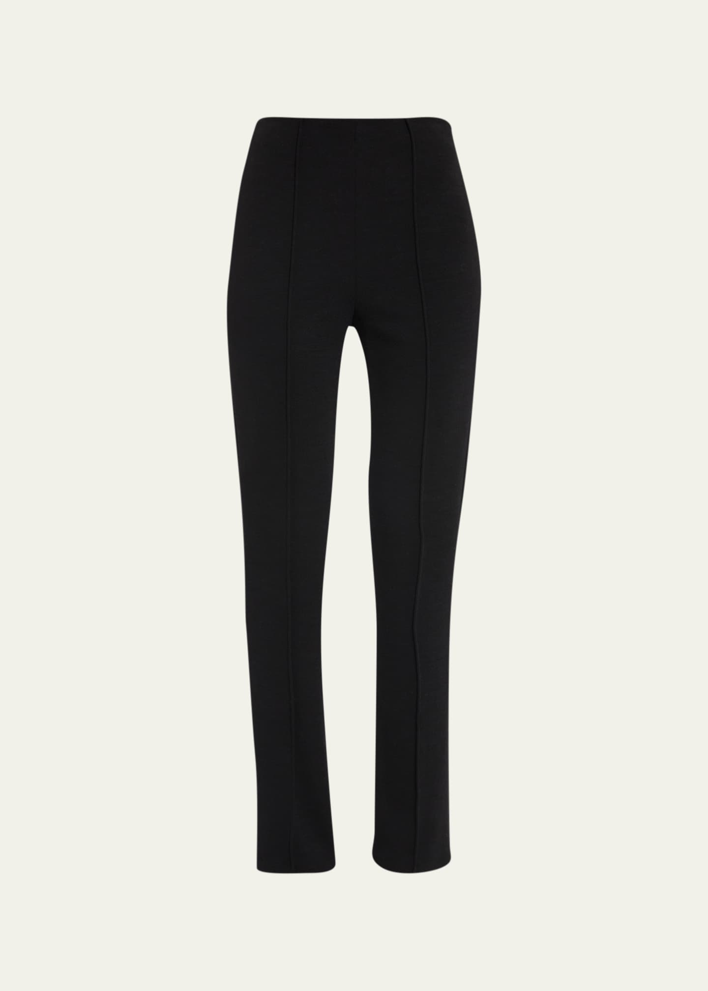 Giorgio Armani Wool Straight-Leg Leggings - Bergdorf Goodman