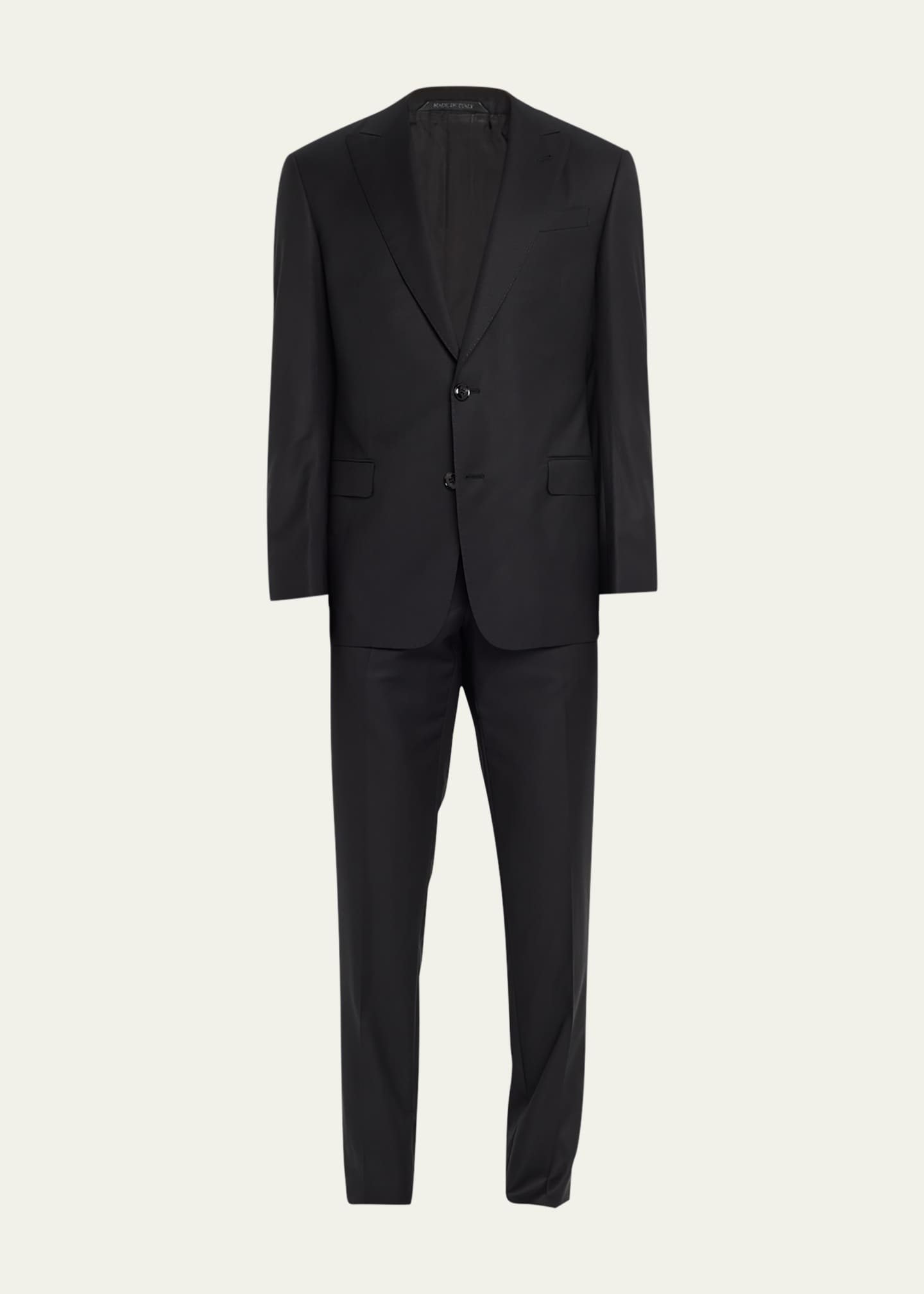 Giorgio Armani Men's Pinstripe Wool Suit Image 1 of 5
