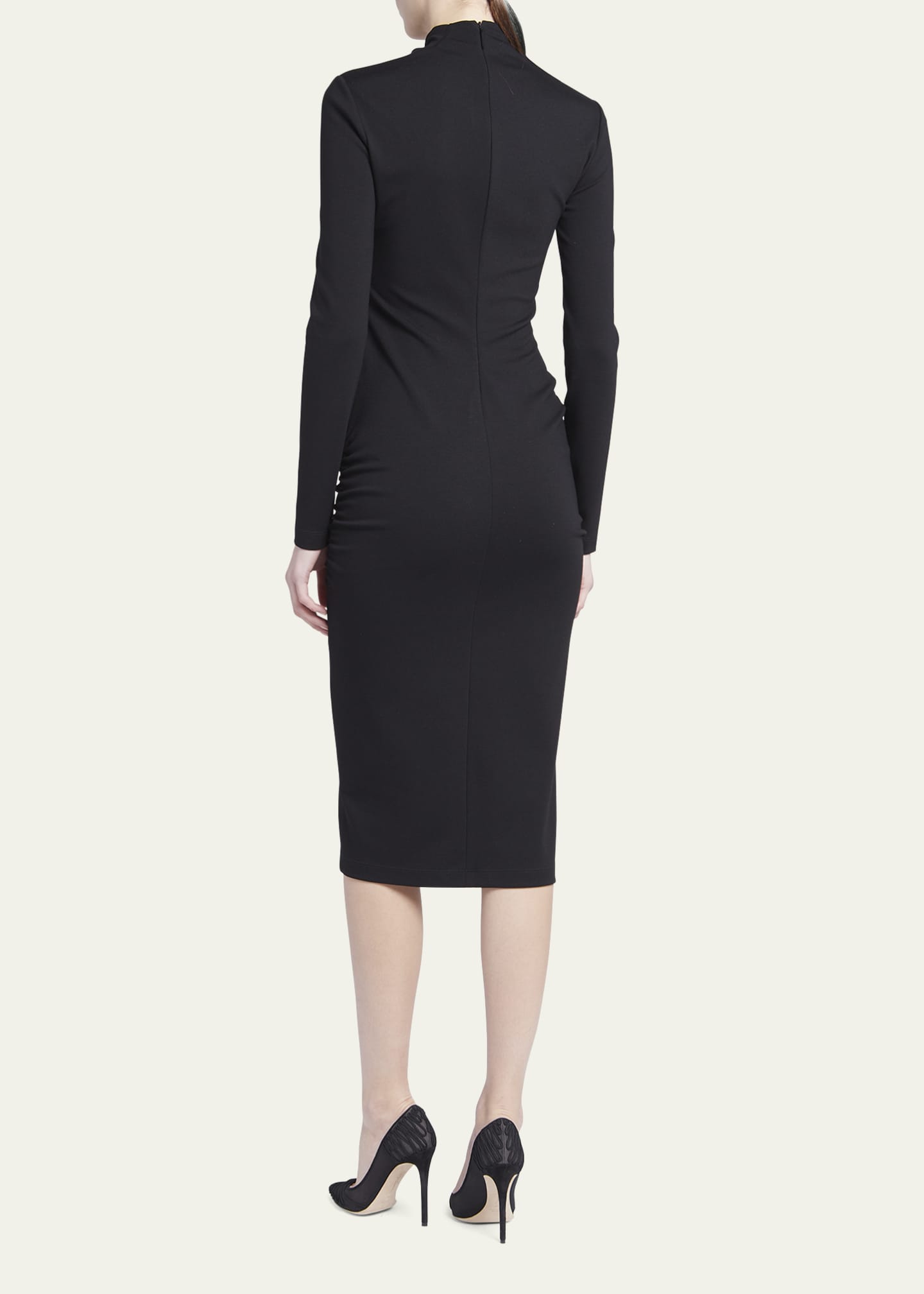 Giorgio Armani Cutout Milano Jersey Dress Image 3 of 5