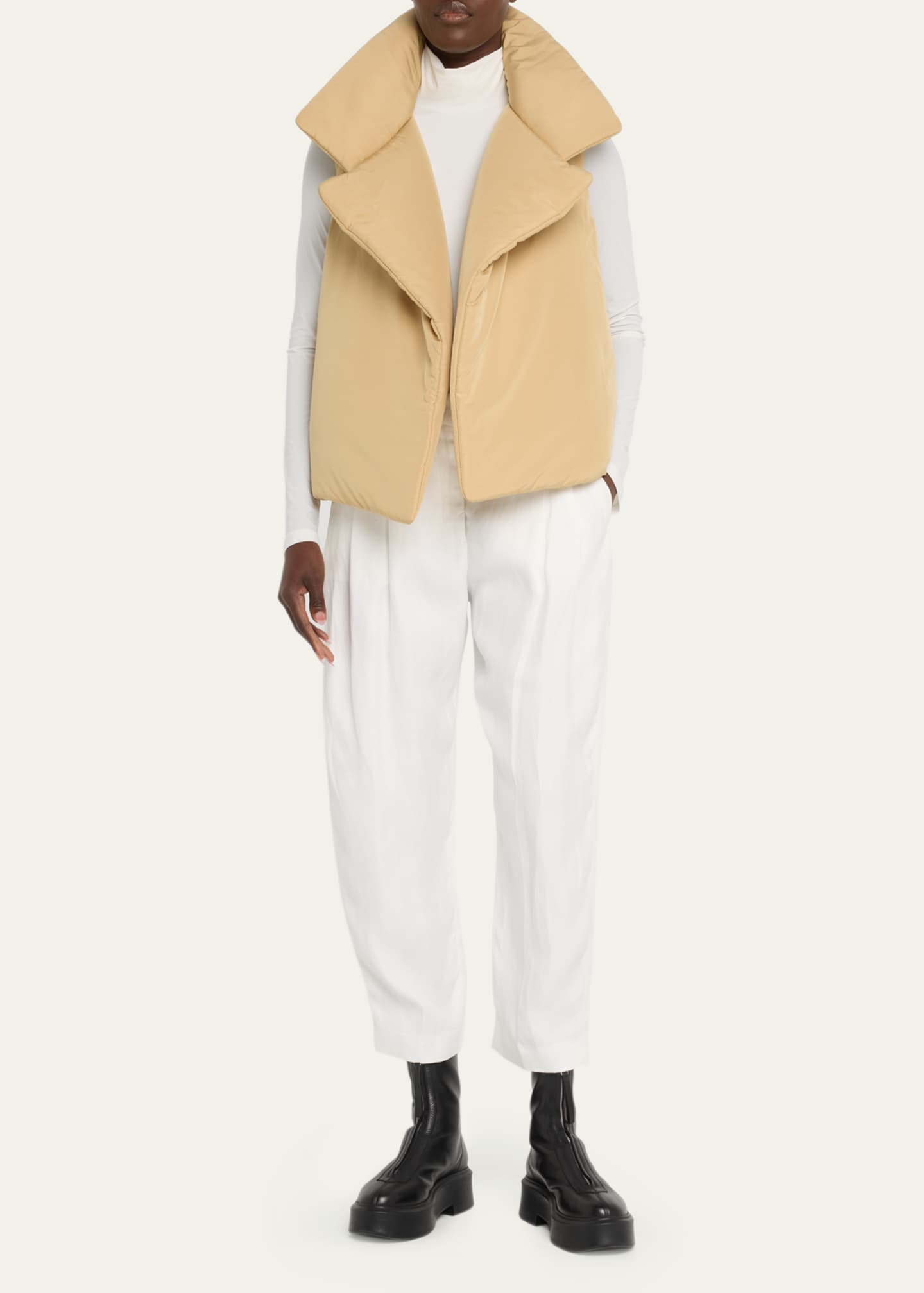 Norma kamali sleeping bag vest hot sale