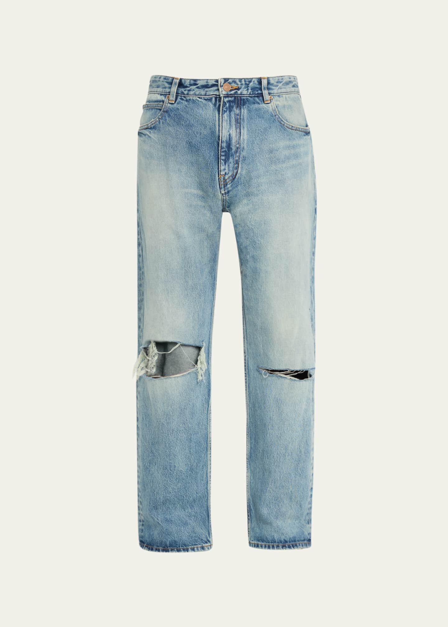 Knee deals ripped jeans