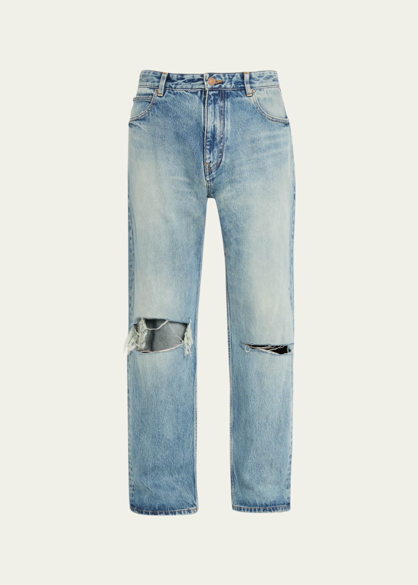 Men's Skinny Stretch All Over Rip Jean