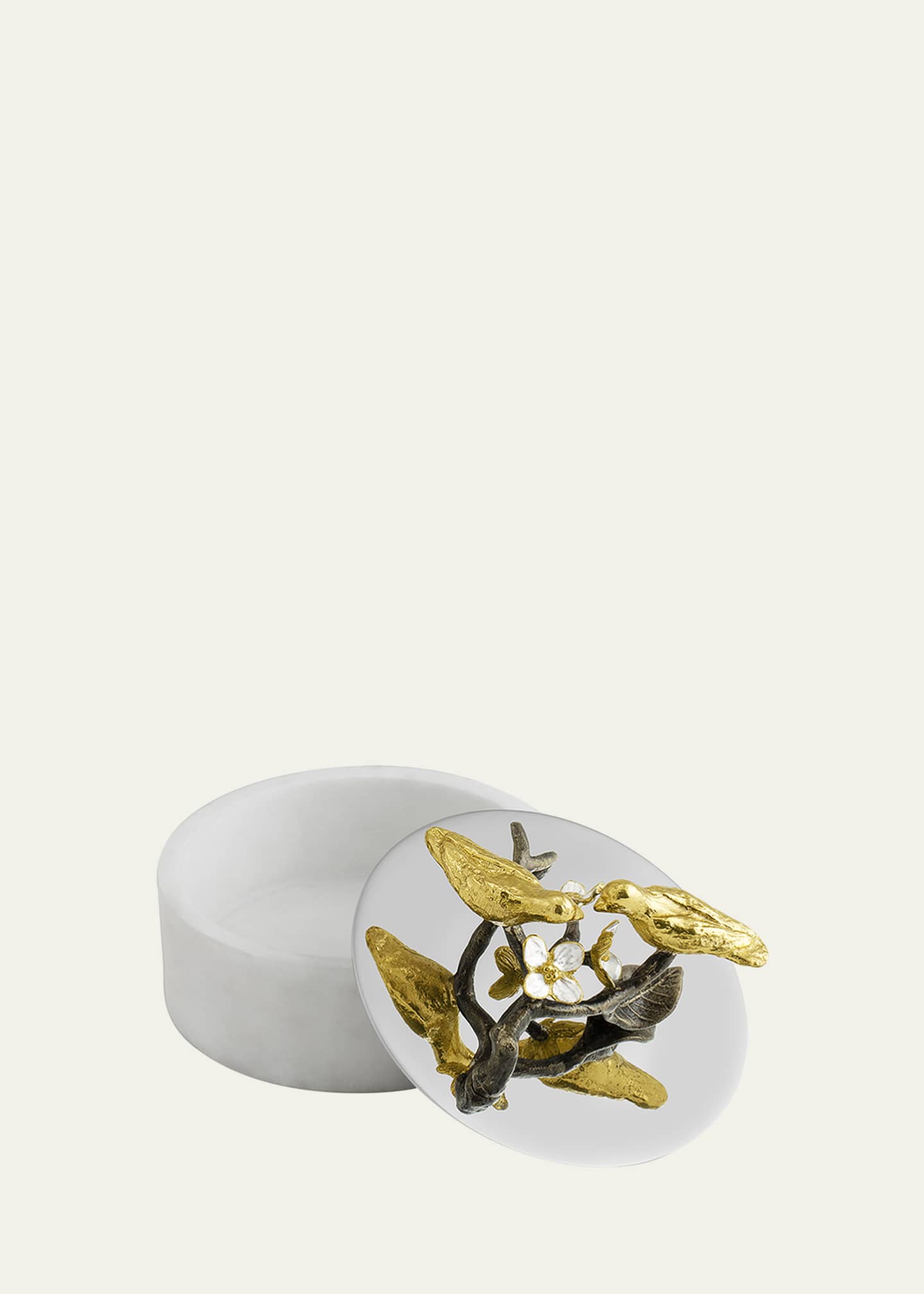 Michael Aram Lovebirds Trinket Box Image 3 of 4