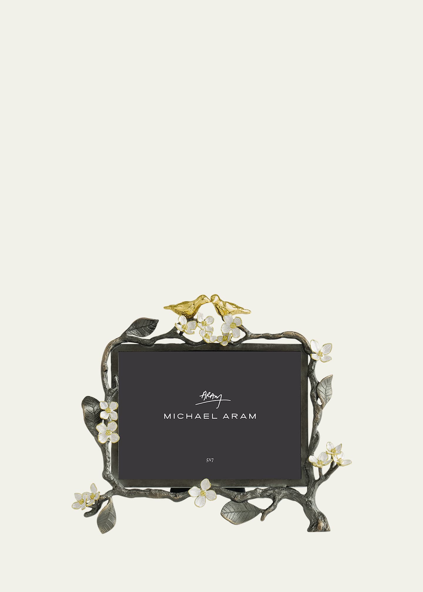 Michael Aram Lovebirds Photo Frame, 5" x 7" Image 1 of 4