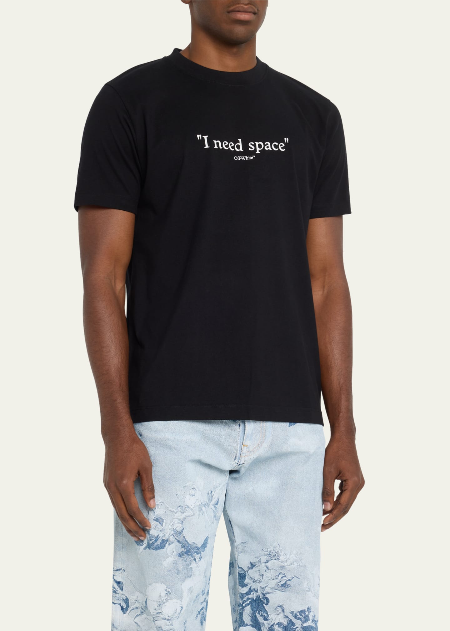 Grey off white t sales shirt