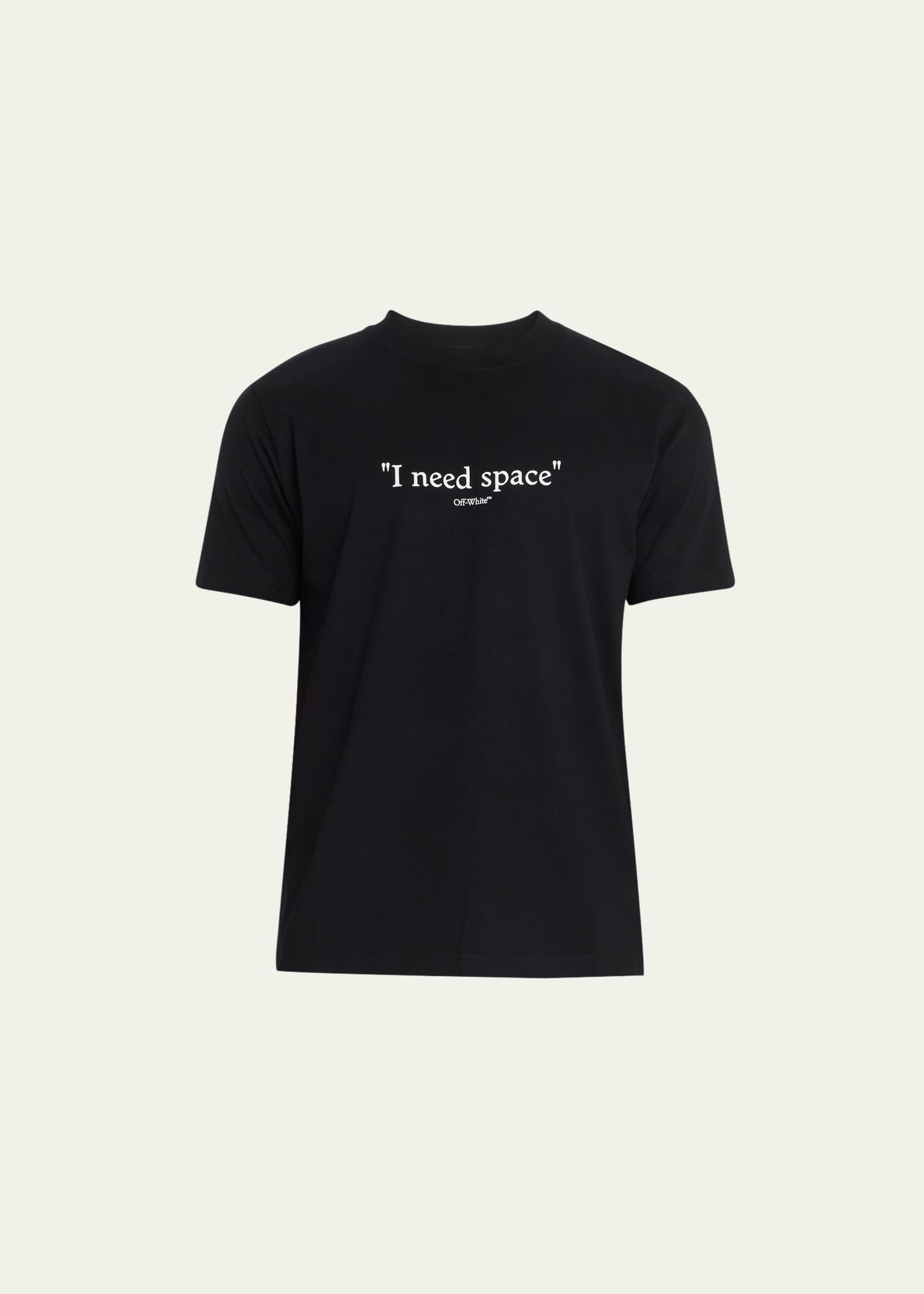 Off White Men s I Need Space Crew T Shirt Bergdorf Goodman