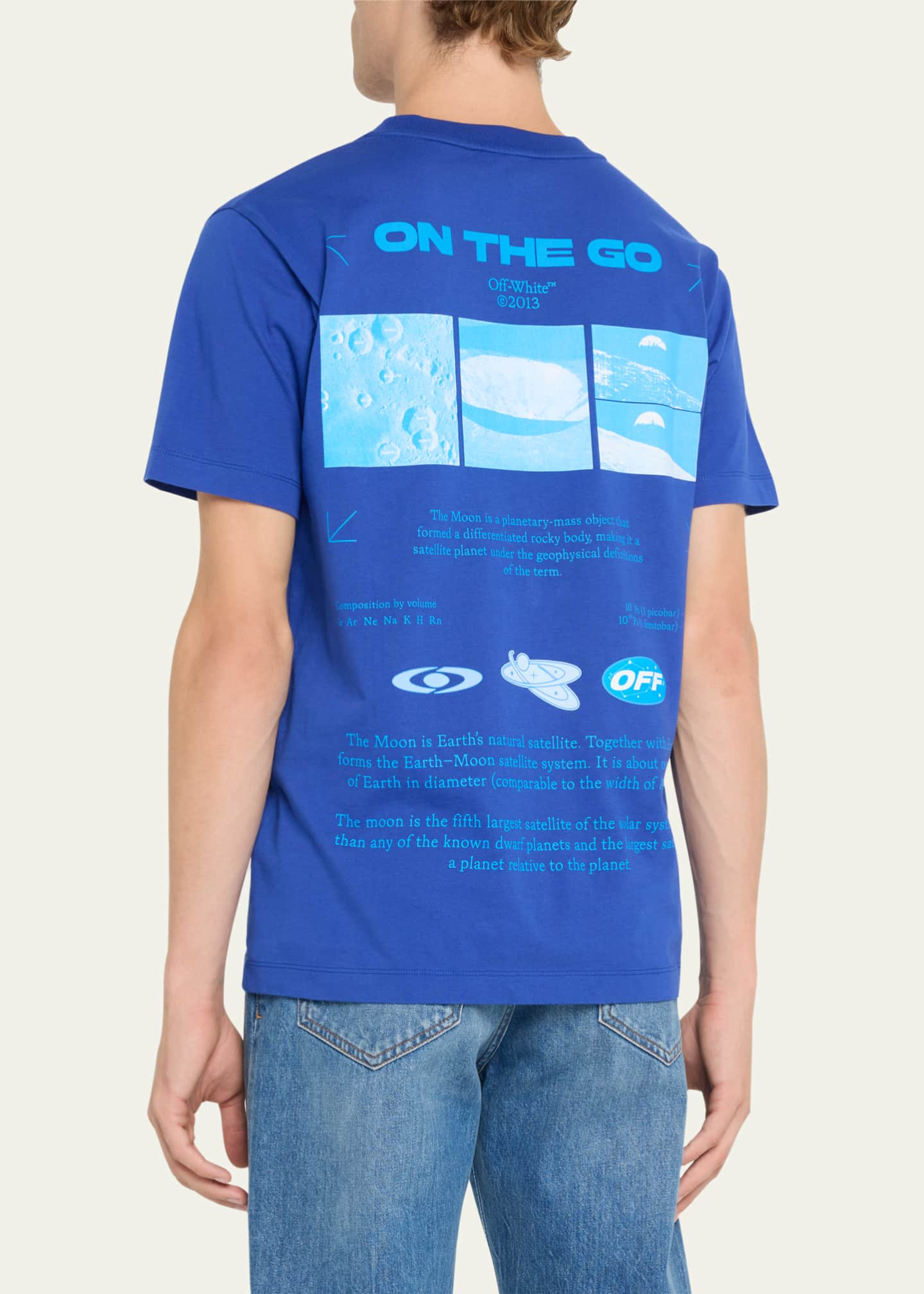 Off-White Men's On the Go Moon T-Shirt - Bergdorf Goodman