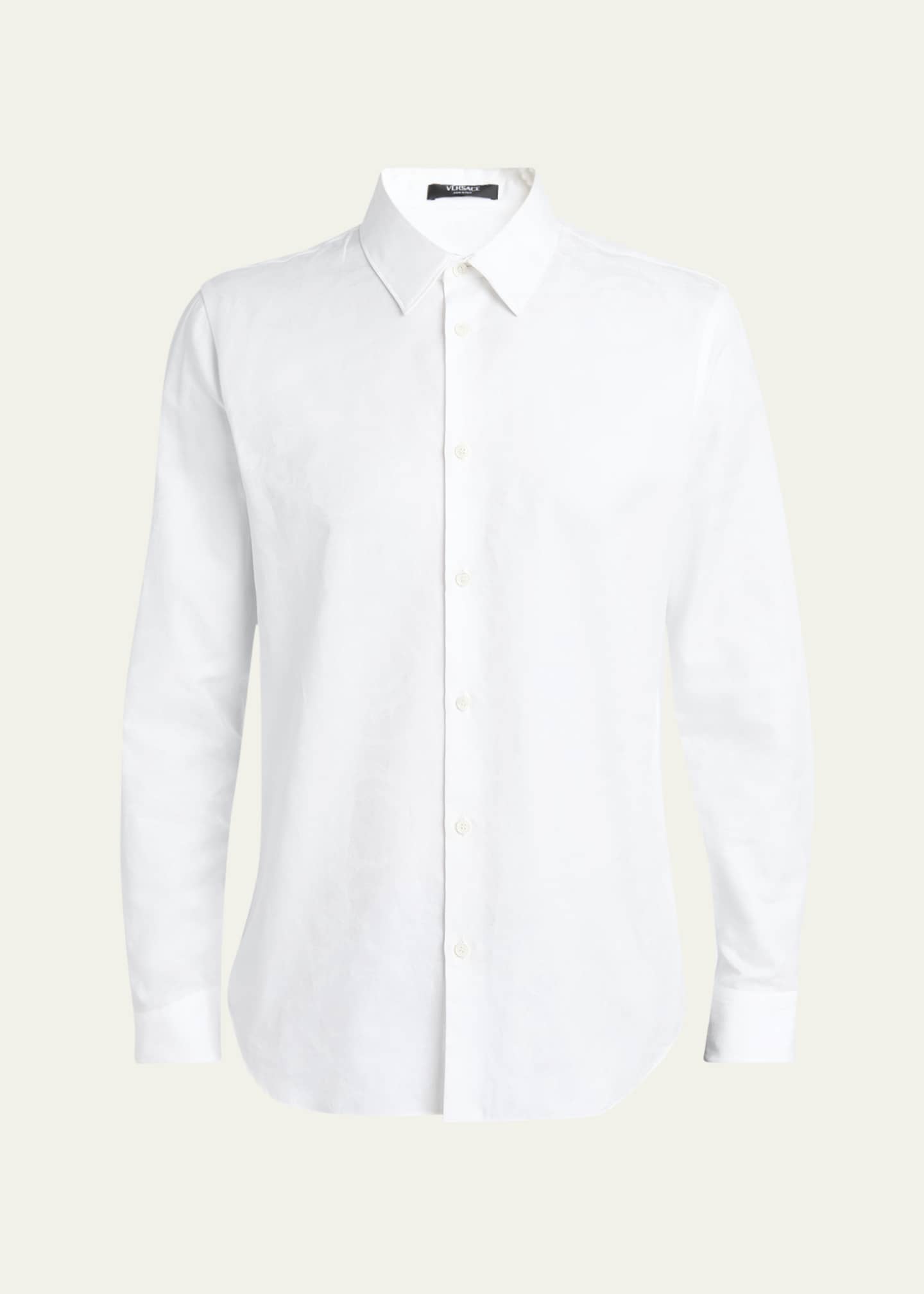 Versace Men's Barocco Jacquard Sport Shirt Image 1 of 5