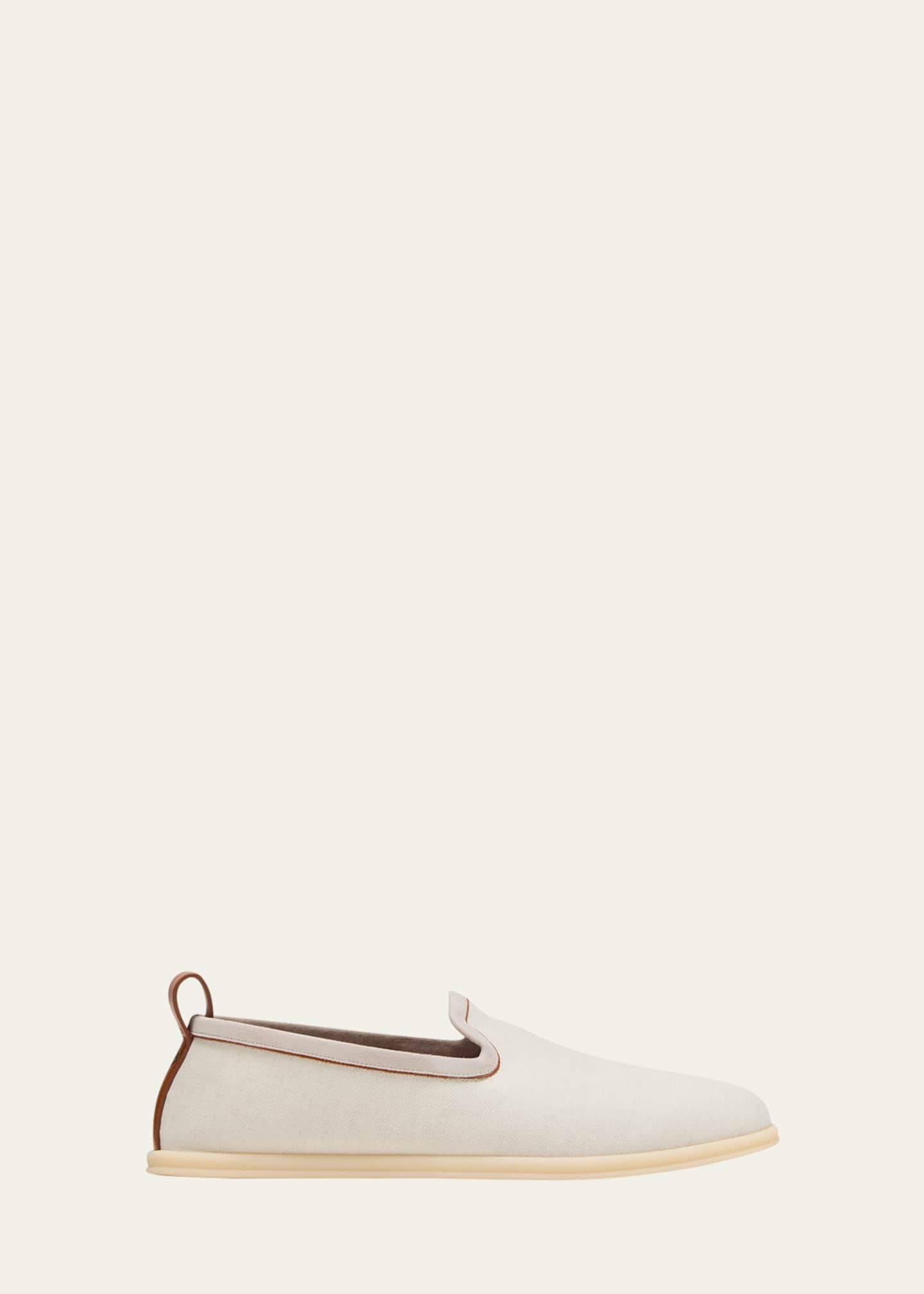 White sales canvas loafers