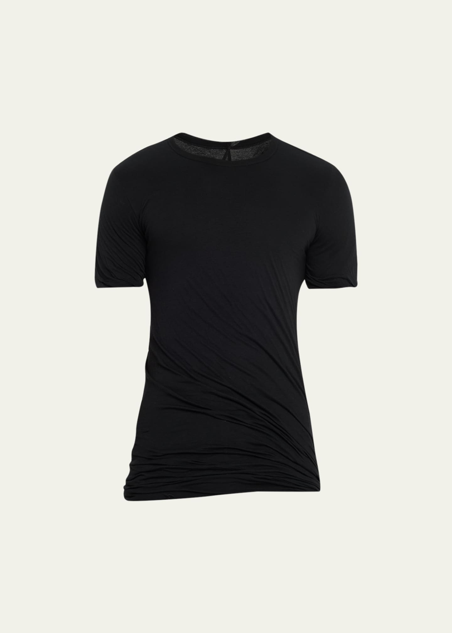 Rick Owens Men's Cotton Double-Layer T-Shirt