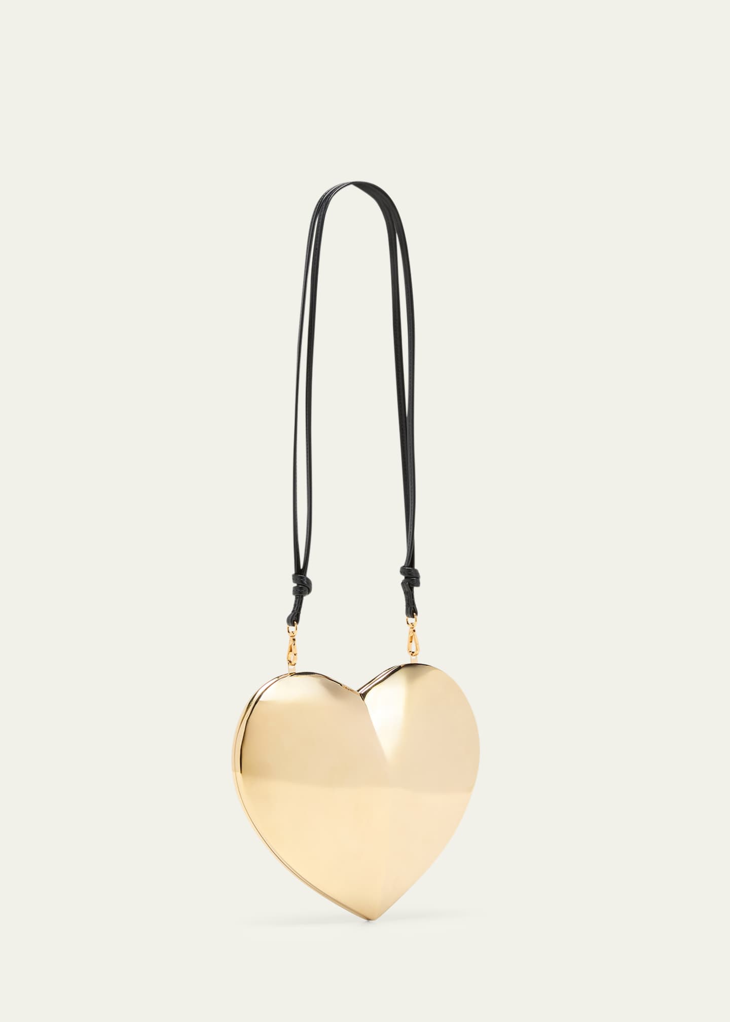 ALAIA Le Coeur Minaudiere in Brass Image 3 of 5