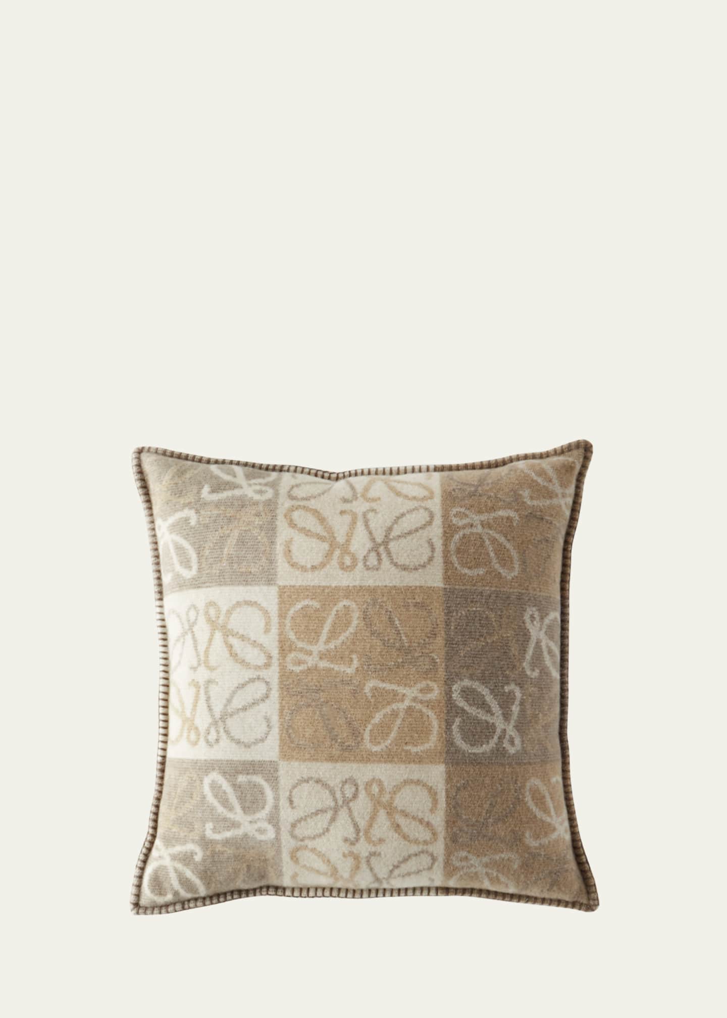 Loewe Anagram Cushion, 21" Square Bergdorf Goodman