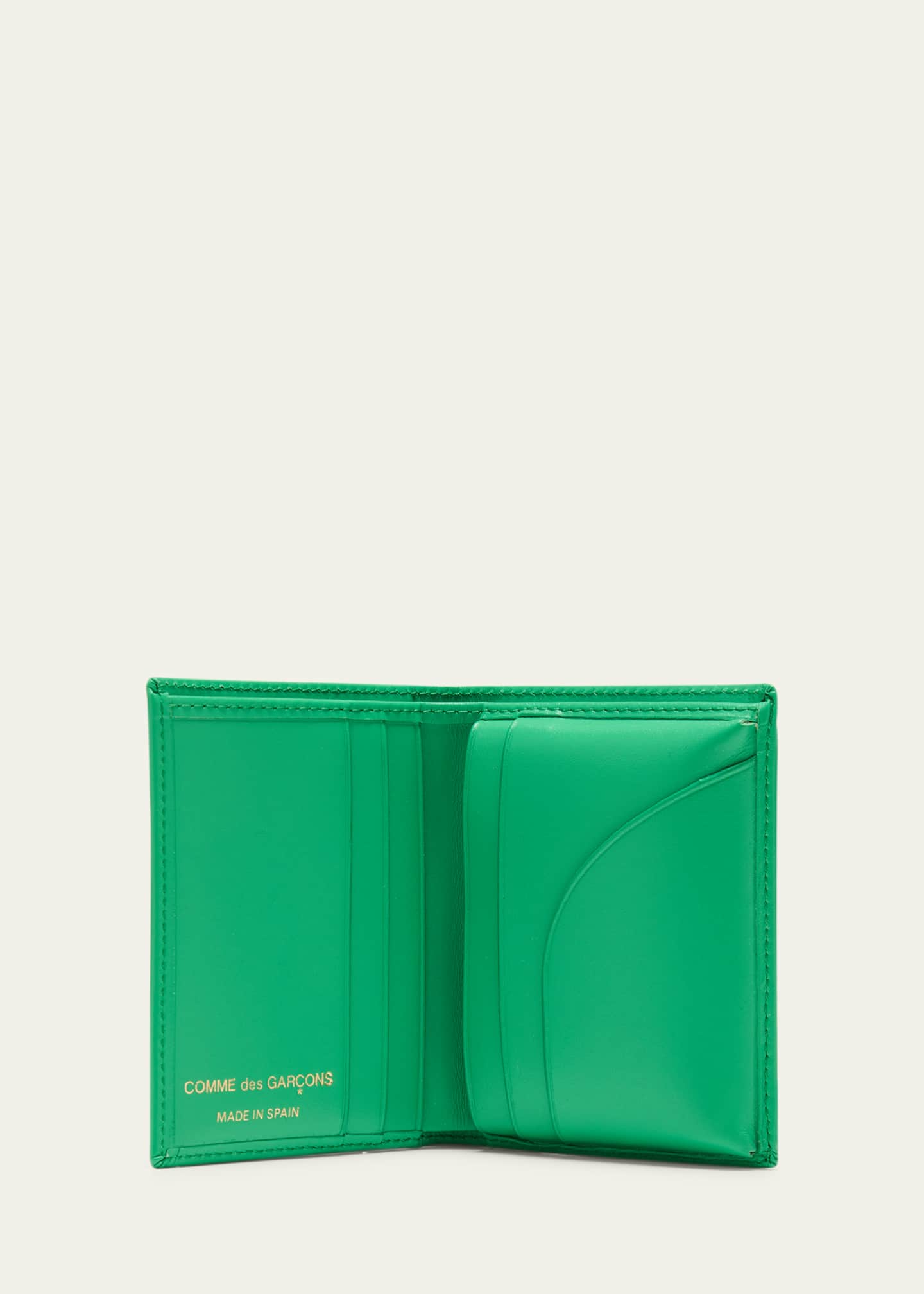 Comme des Garcons Men s Leather Bifold Card Case Bergdorf Goodman