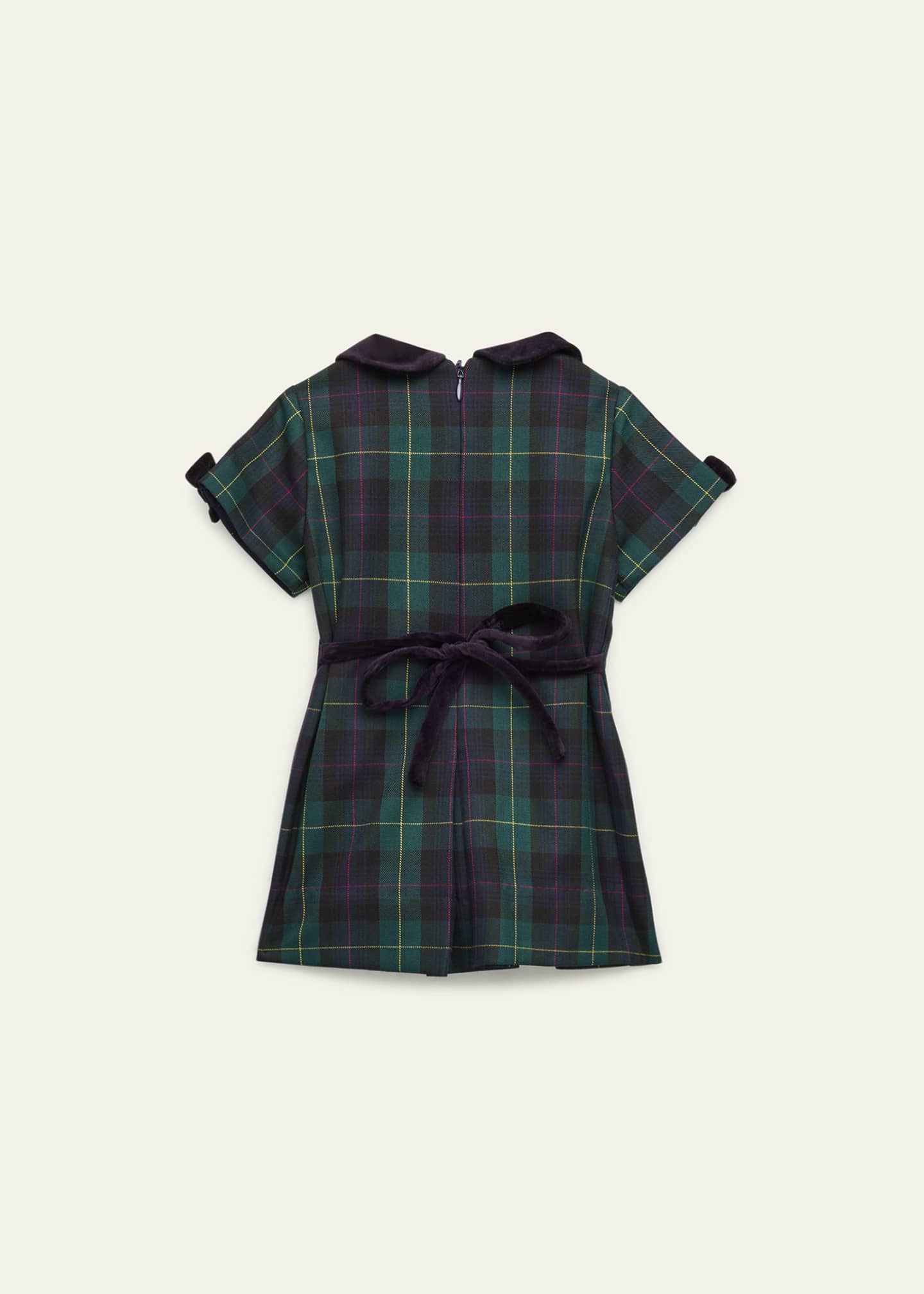 Florence eiseman top green velvet dress
