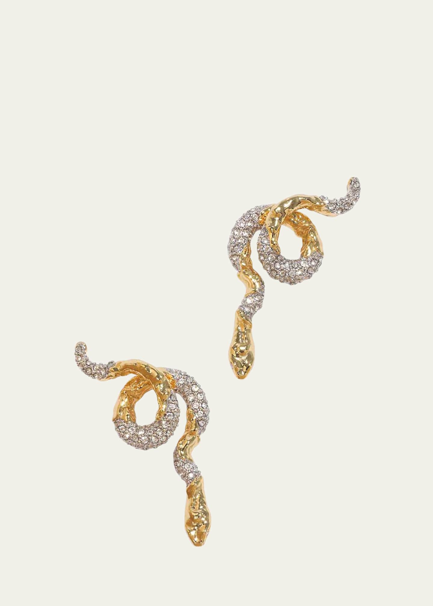 Crystal cheap crawler earrings
